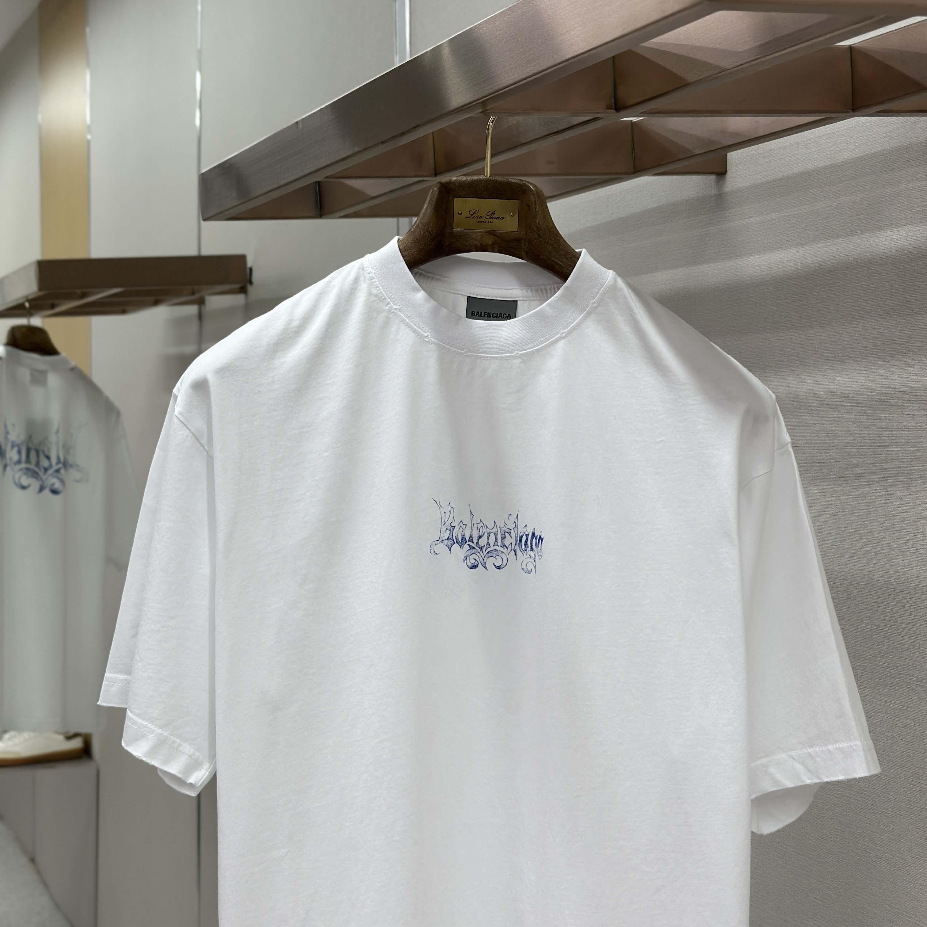Balenciaga Sketchy Medium Fit T-Shirt - FashionPlug