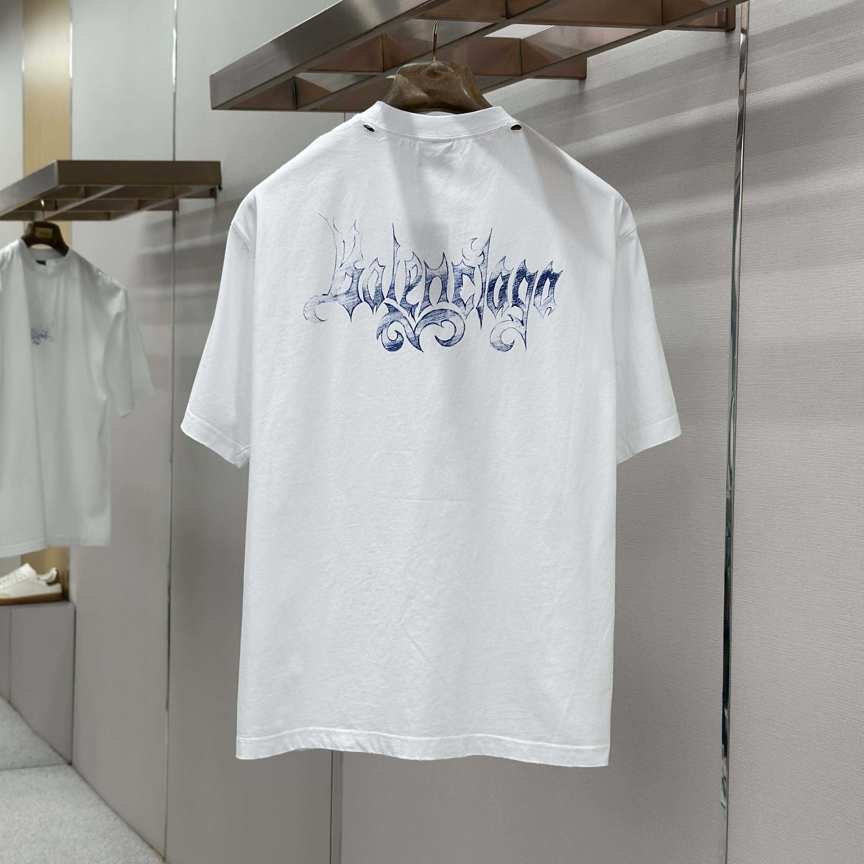 Balenciaga Sketchy Medium Fit T-Shirt - FashionPlug