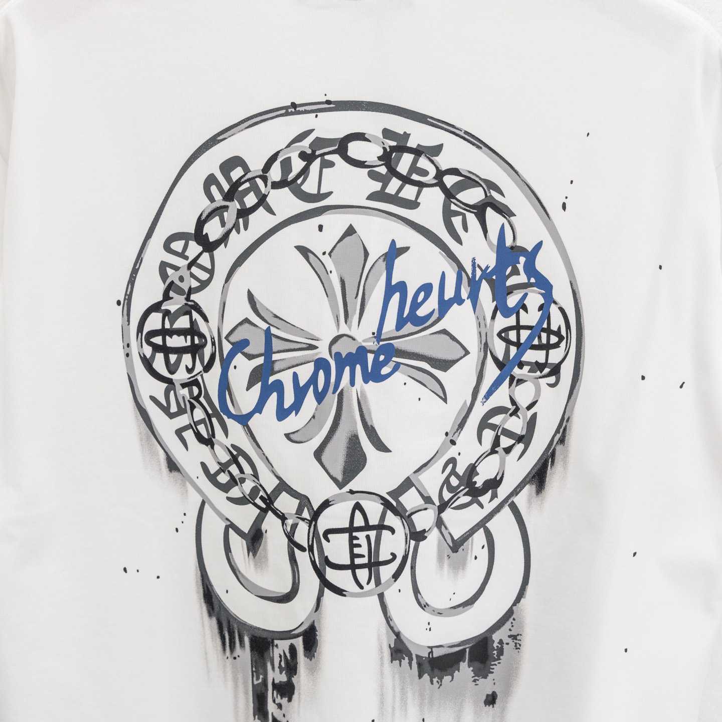 Chrome Hearts Cross-printed horseshoe T-shirt  'Black' - FashionPlug