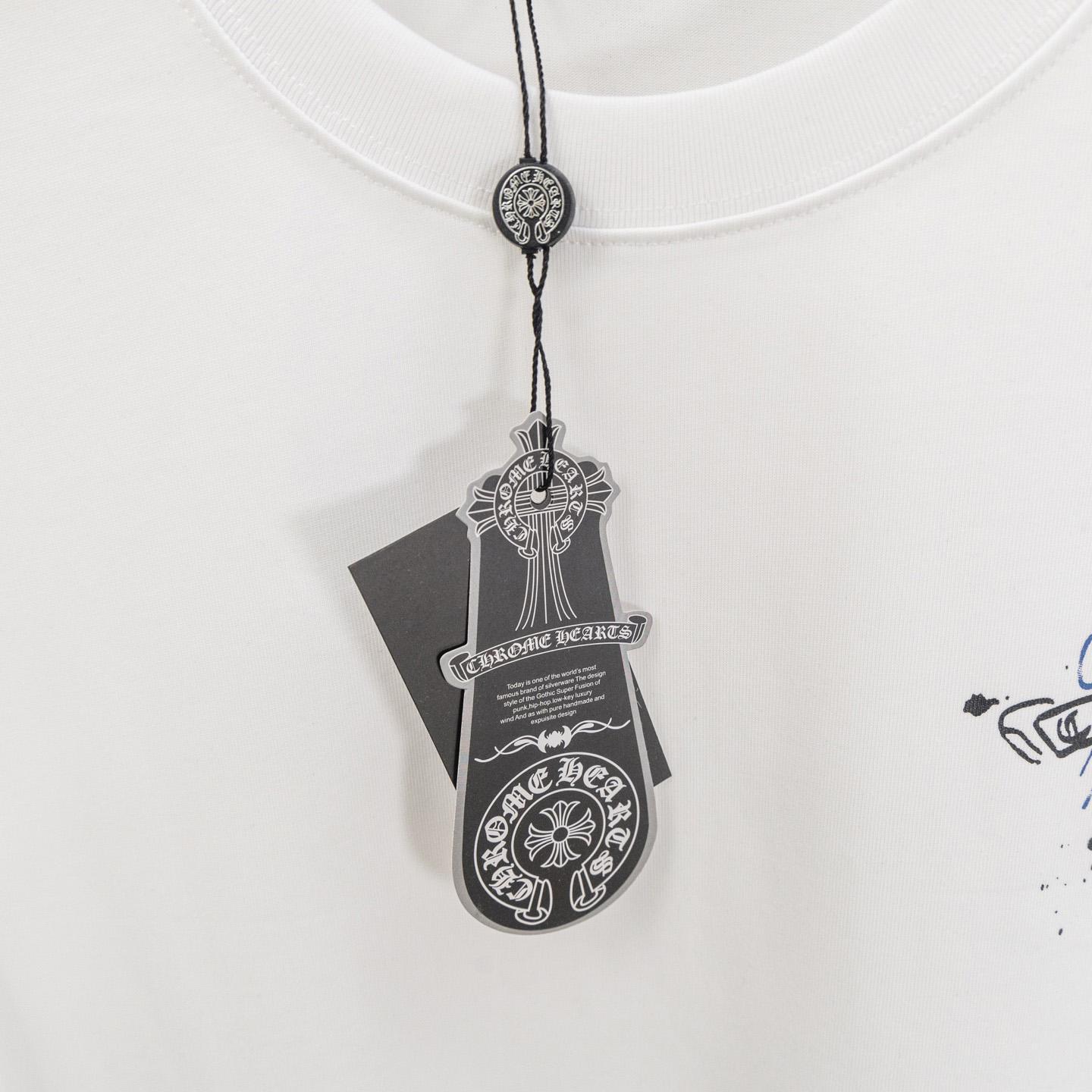 Chrome Hearts Cross-printed horseshoe T-shirt  'Black' - FashionPlug