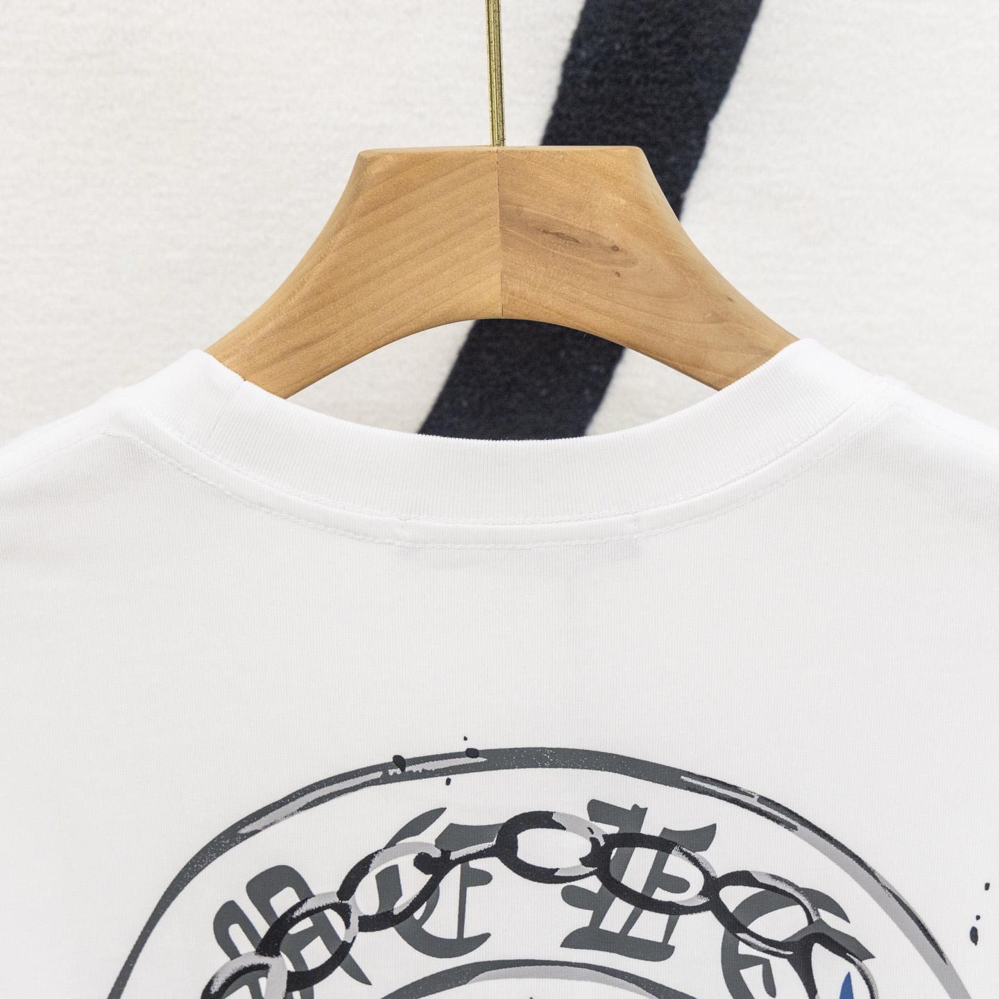 Chrome Hearts Cross-printed horseshoe T-shirt  'Black' - FashionPlug
