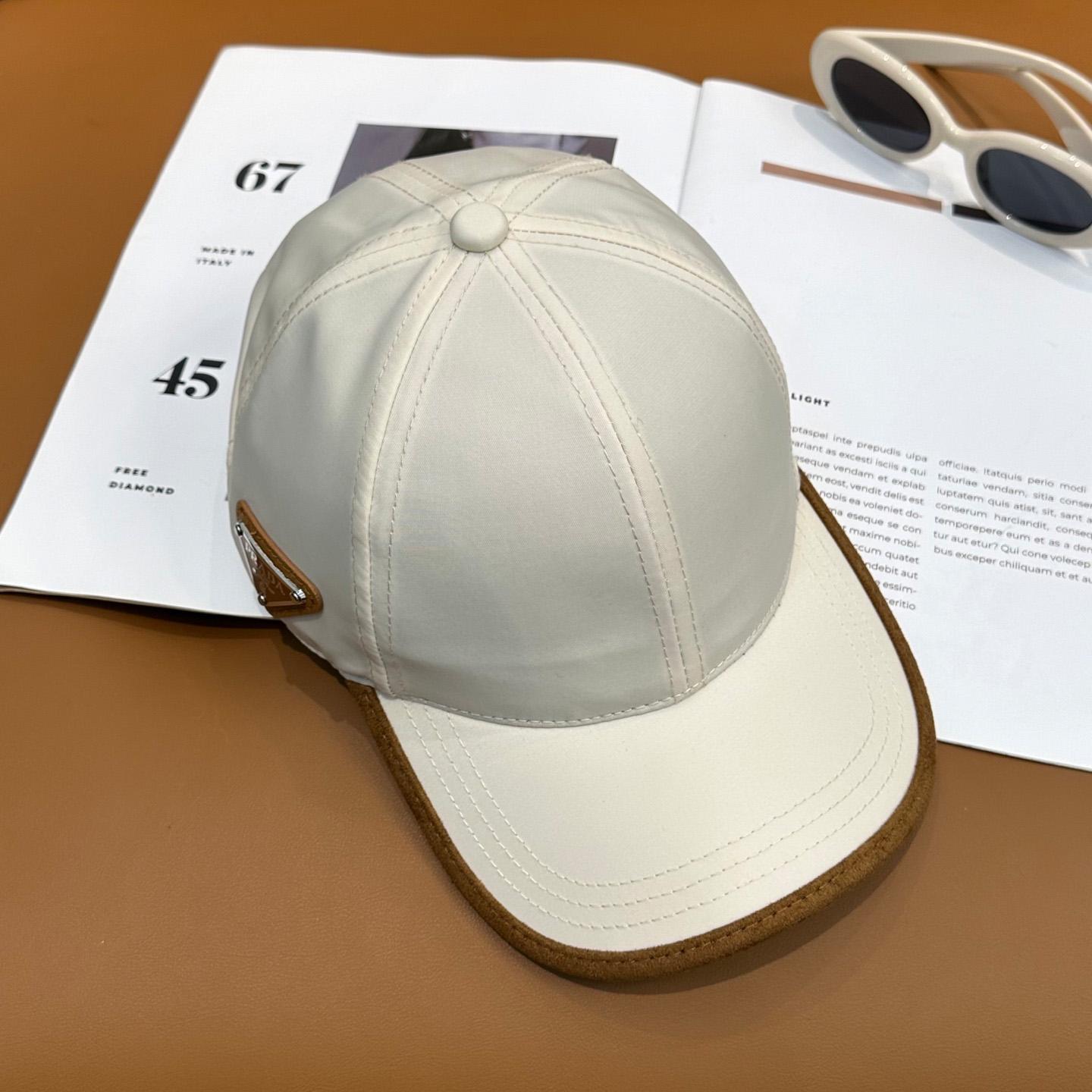 Prada Re-Nylon Baseball Cap - FashionPlug