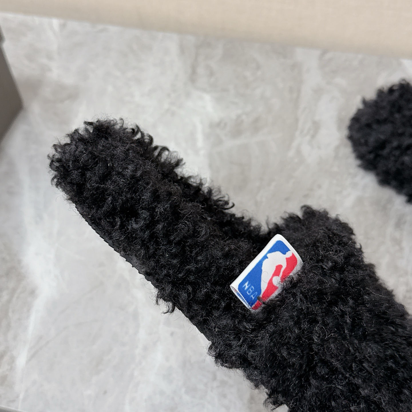 Balenciaga | Nba Collaboration Furry Open Mule - FashionPlug
