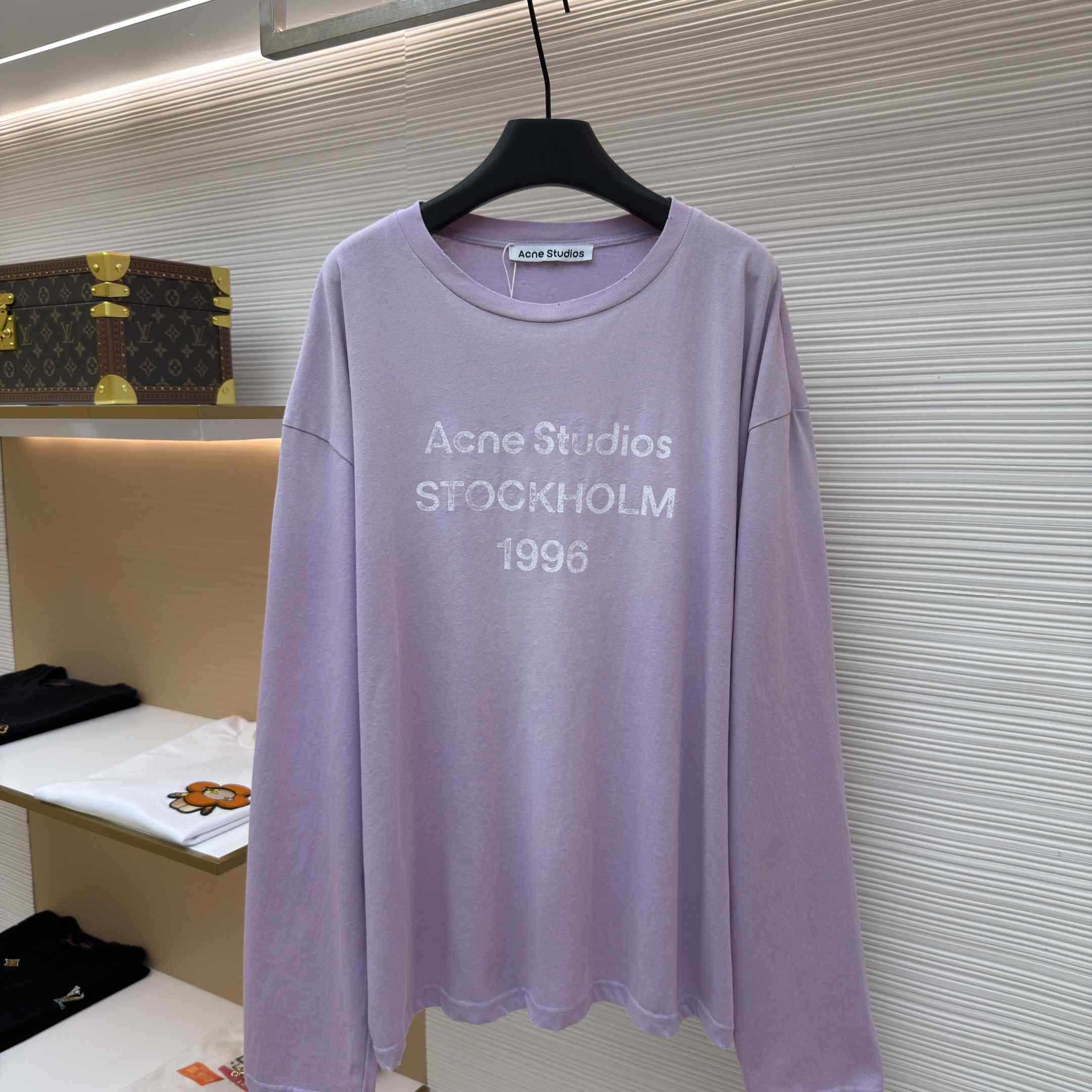 Acne Studios Sprayed 1996 Logo T-shirt - FashionPlug