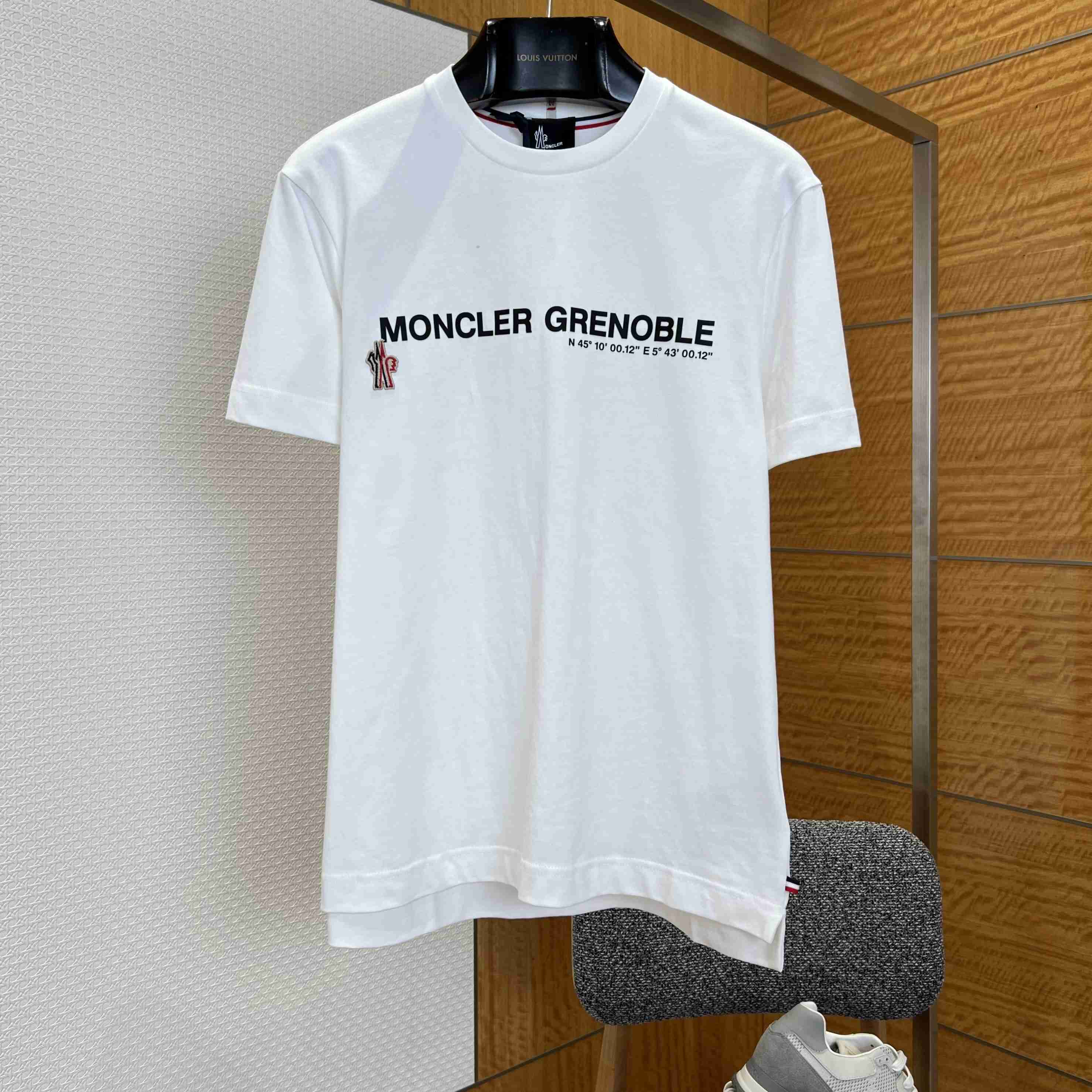 Moncler Logo Cotton Blend T-Shirt - FashionPlug
