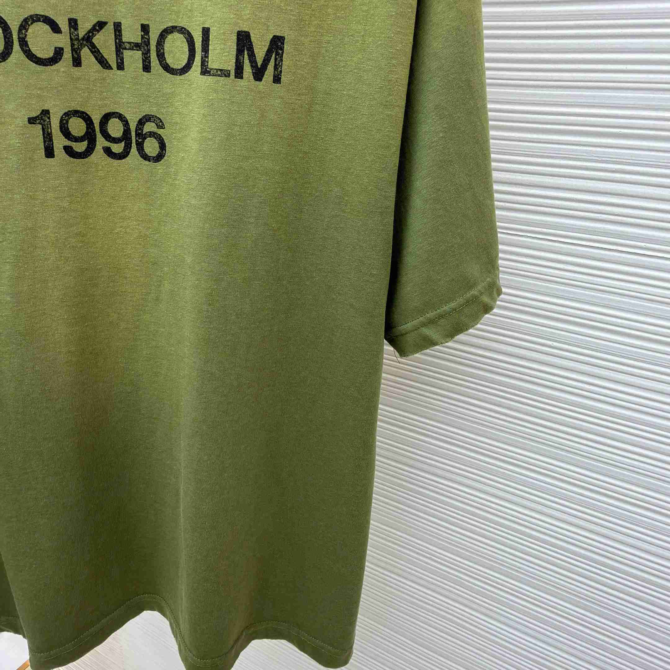 Acne Studios  Sprayed Logo T-shirt - FashionPlug
