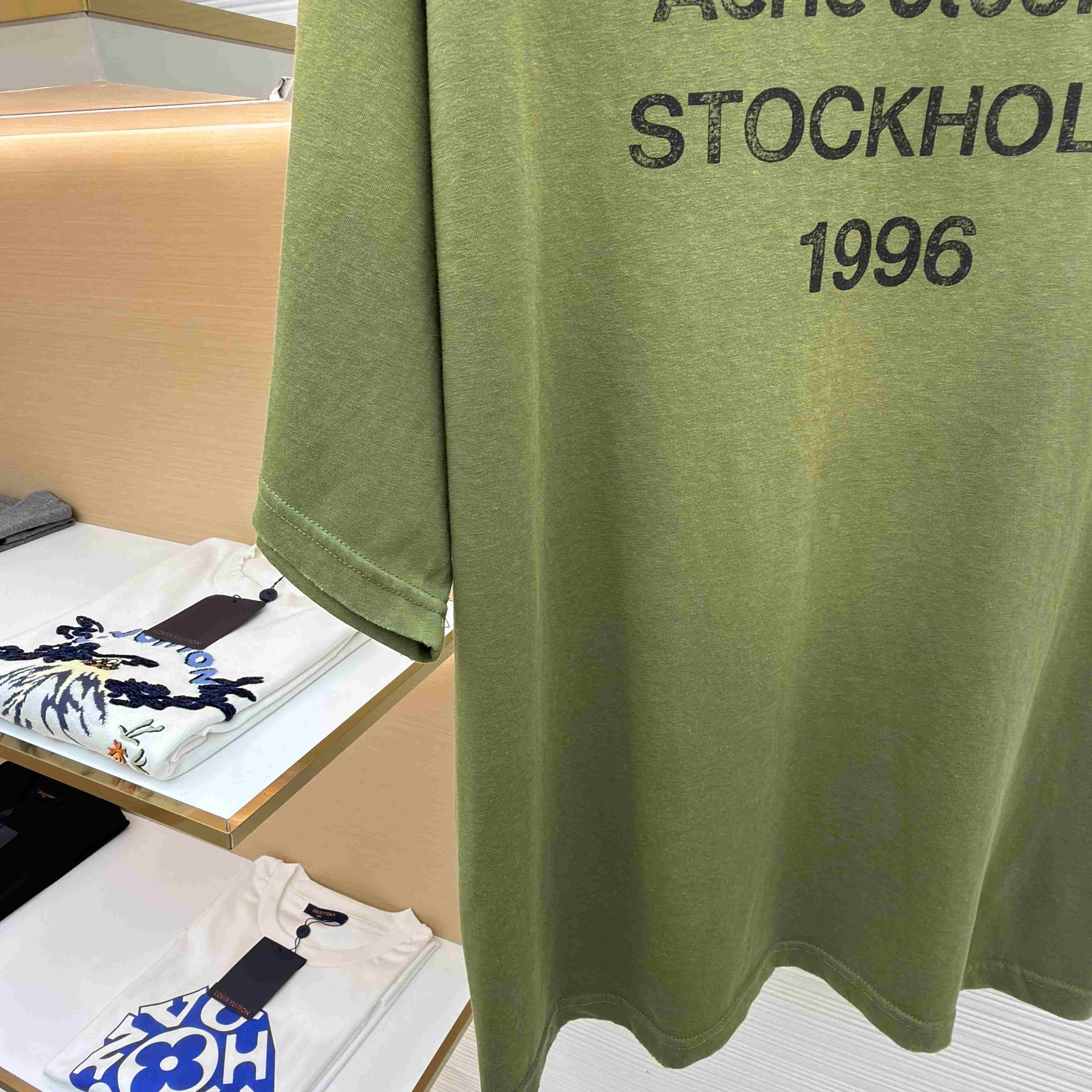 Acne Studios  Sprayed Logo T-shirt - FashionPlug