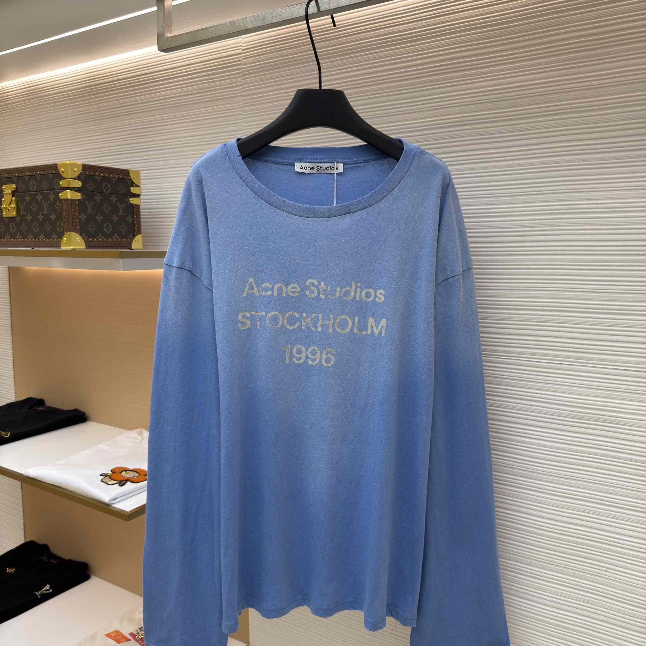 Acne Studios Sprayed 1996 Logo T-shirt - FashionPlug