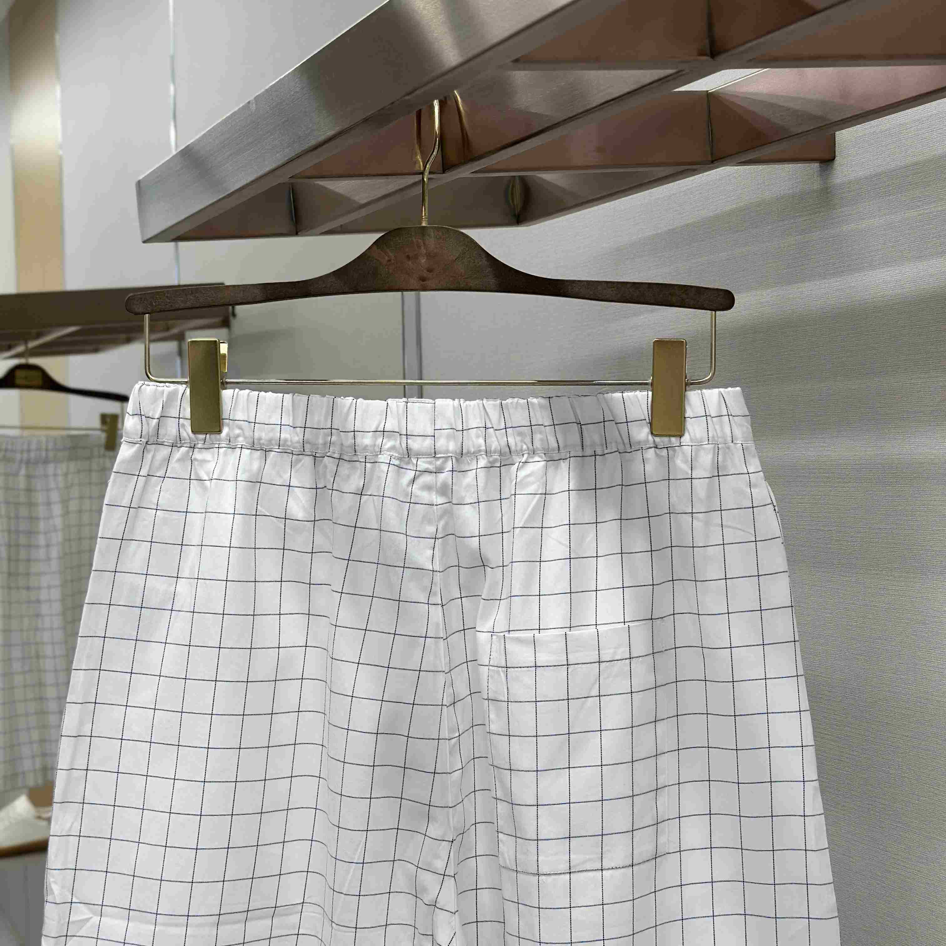 Acne Studios Casual Check Shorts - FashionPlug