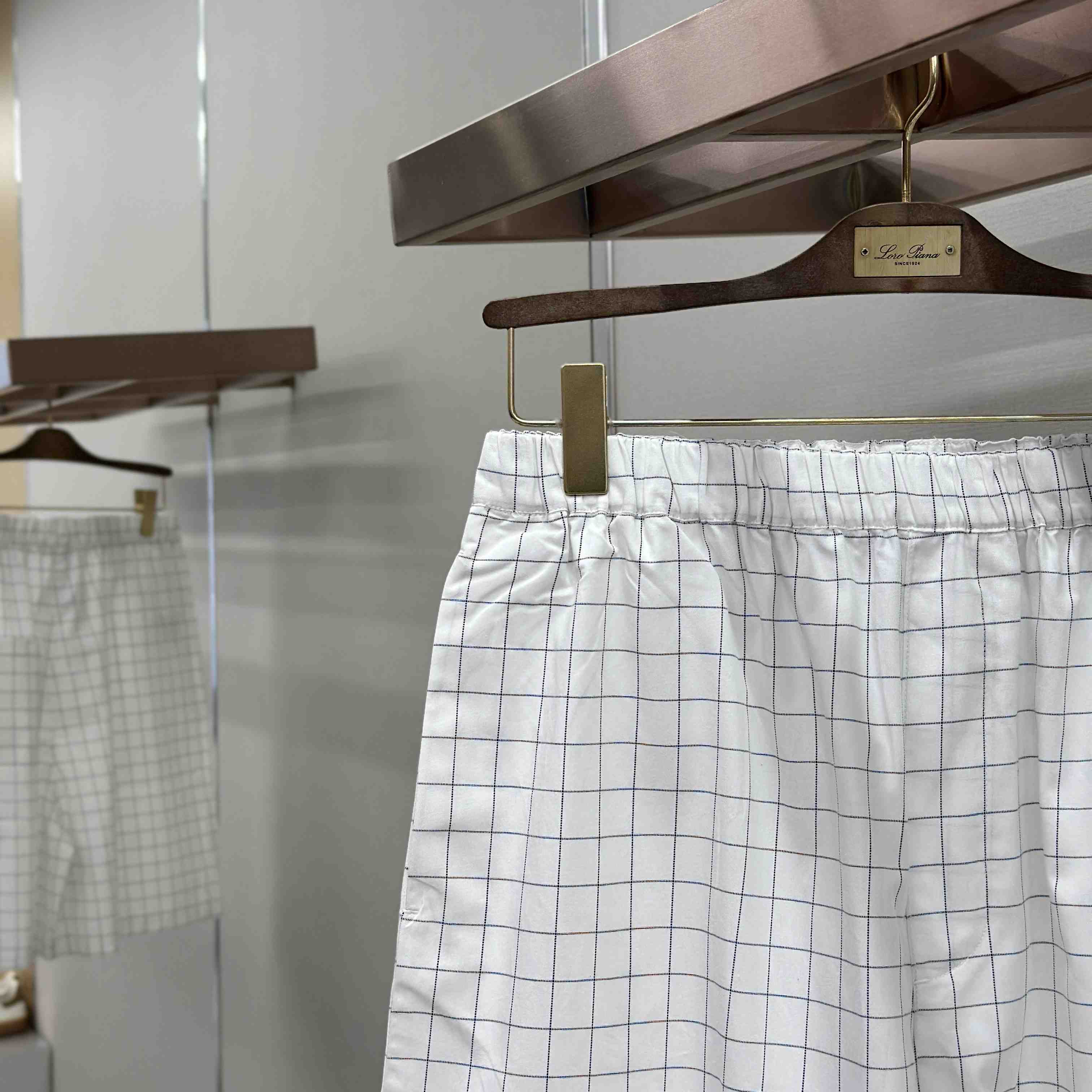 Acne Studios Casual Check Shorts - FashionPlug