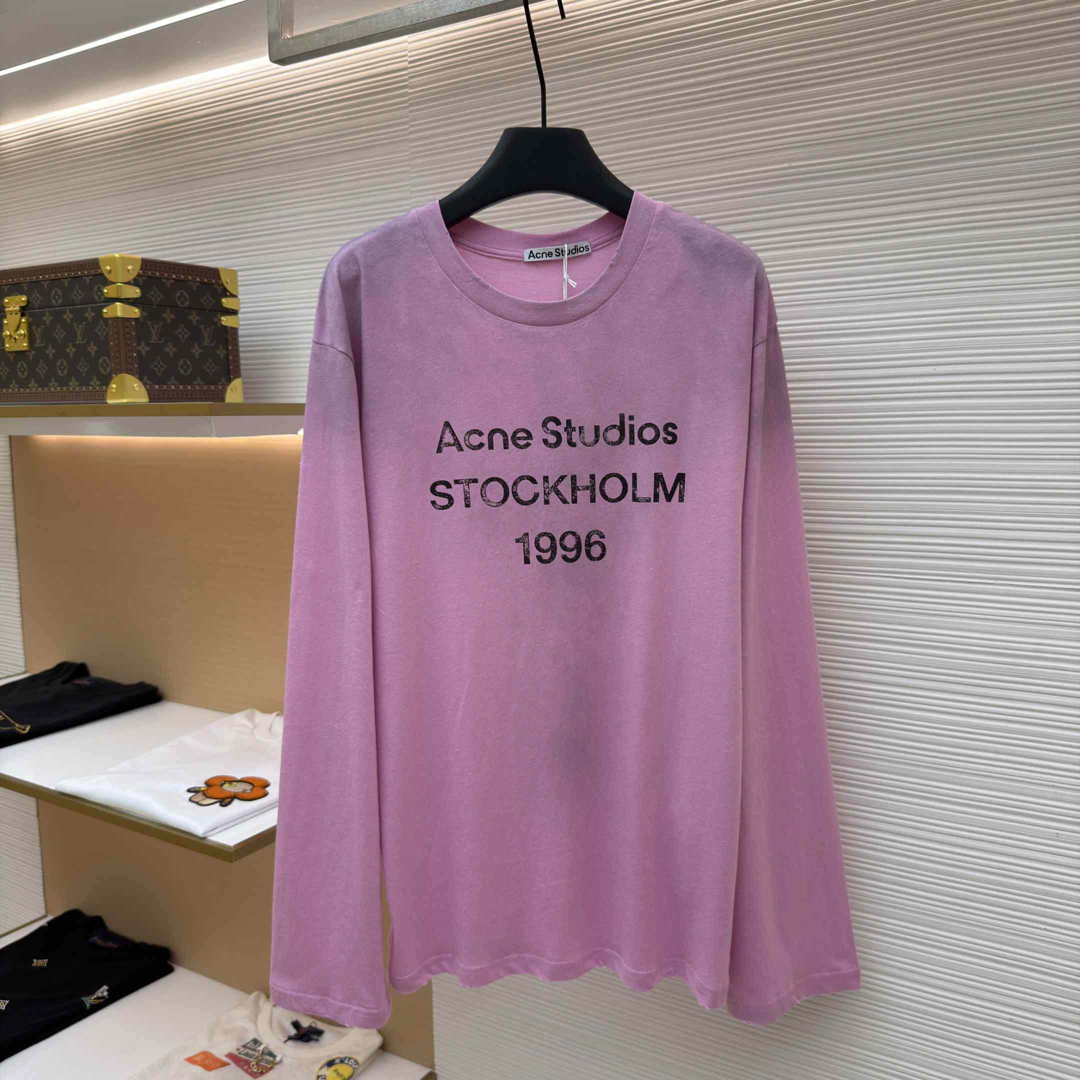 Acne Studios Sprayed 1996 Logo T-shirt - FashionPlug
