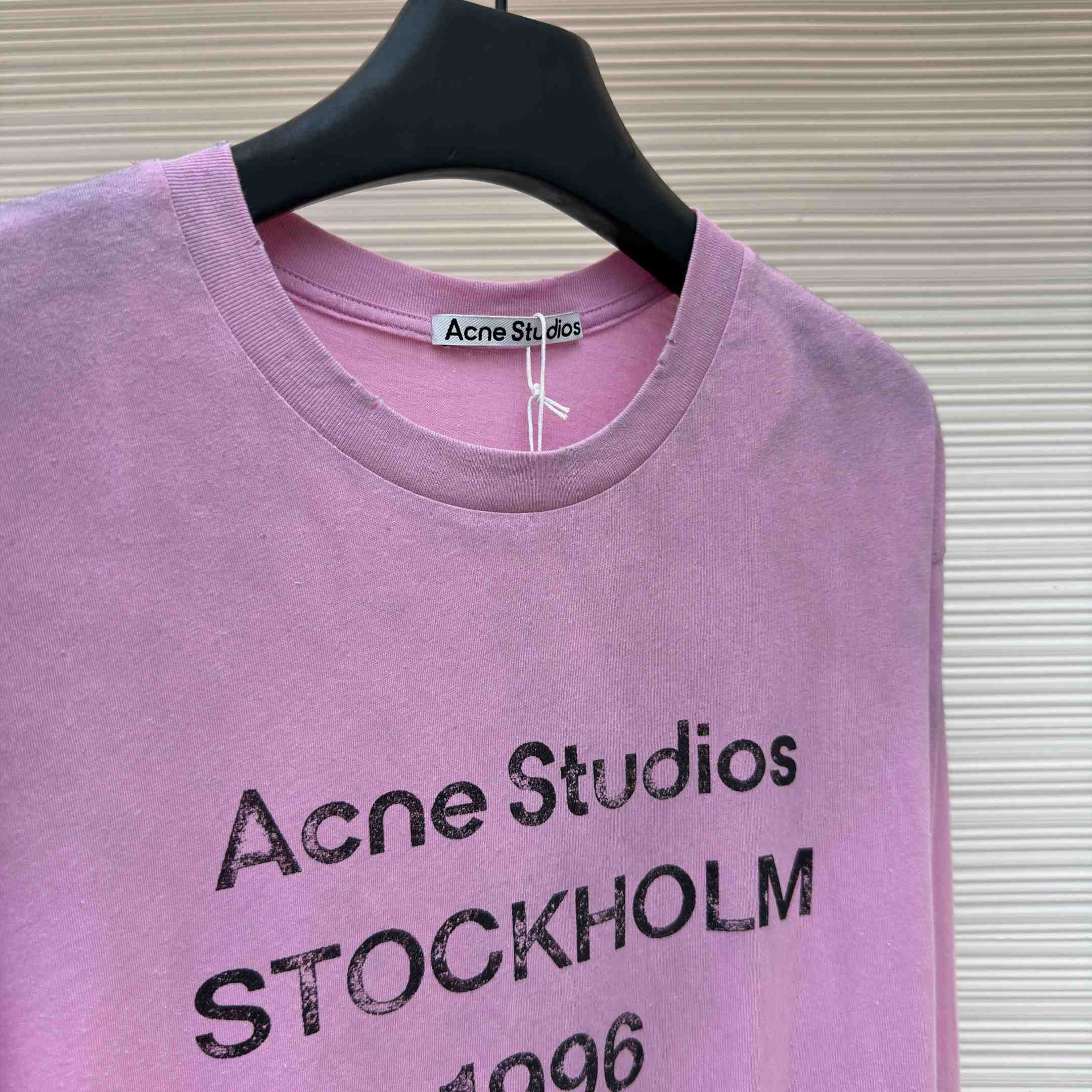 Acne Studios Sprayed 1996 Logo T-shirt - FashionPlug