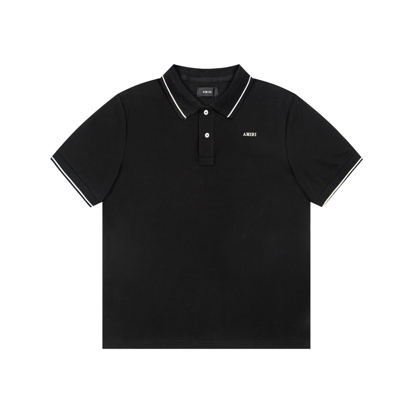 Amiri  Logo Embroidered Polo T-shirt - FashionPlug