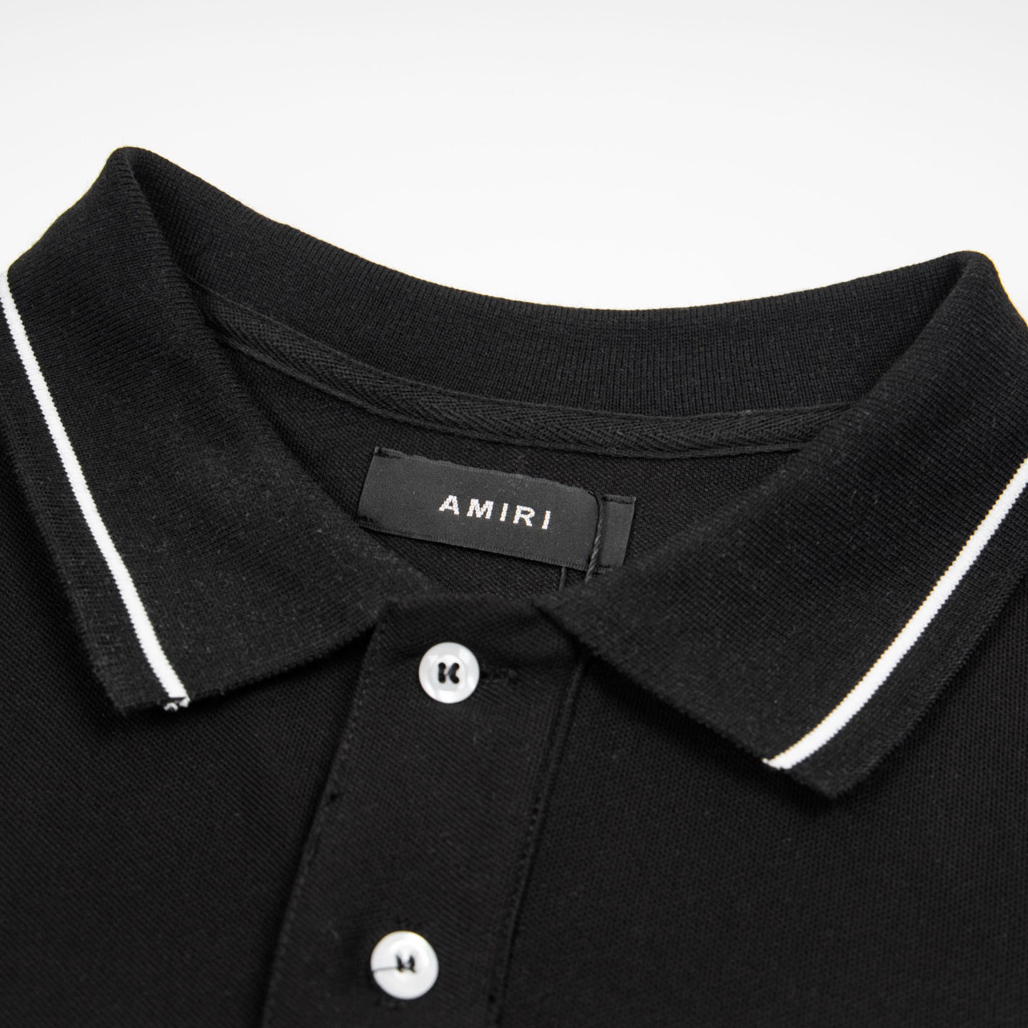 Amiri  Logo Embroidered Polo T-shirt - FashionPlug