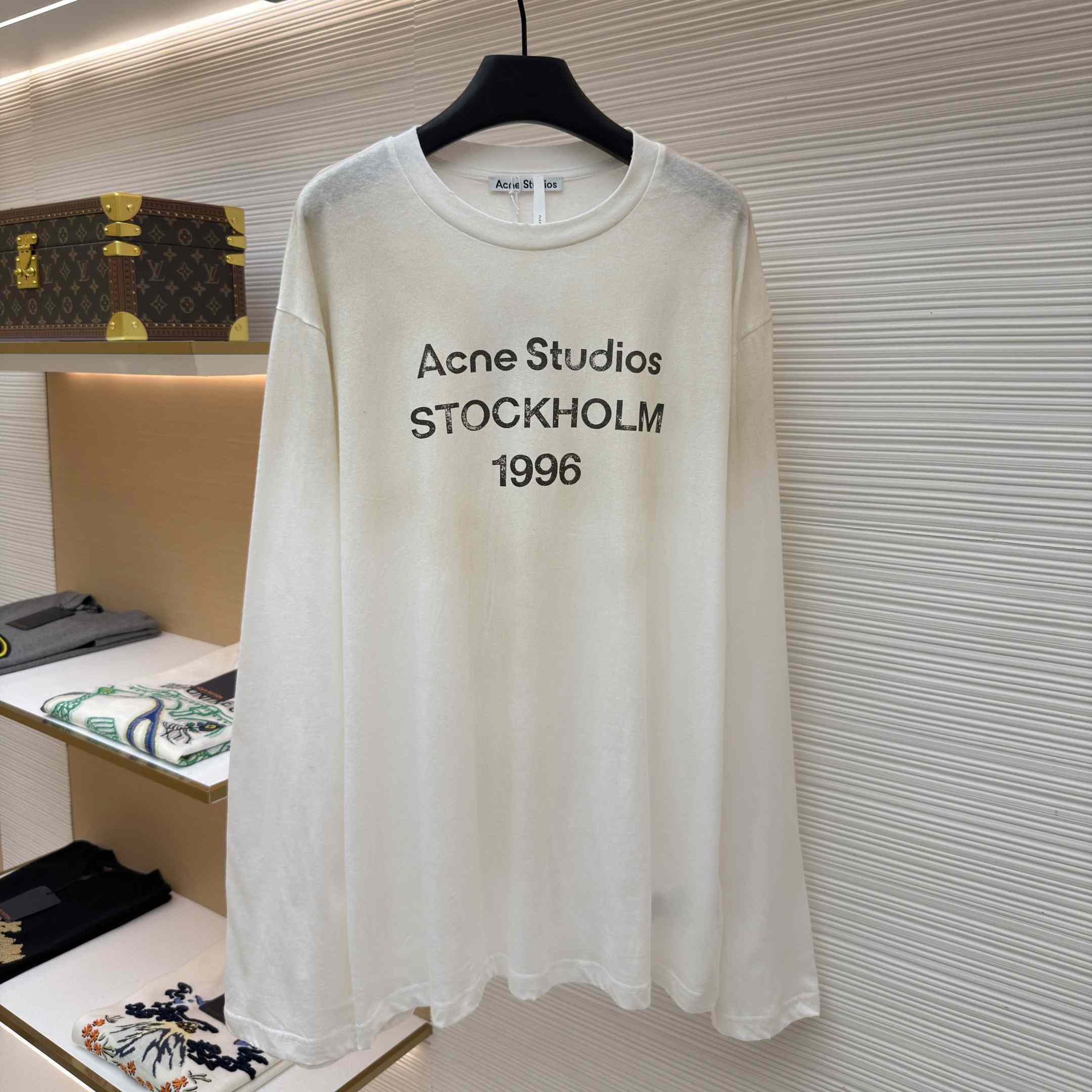 Acne Studios Sprayed 1996 Logo T-shirt - FashionPlug