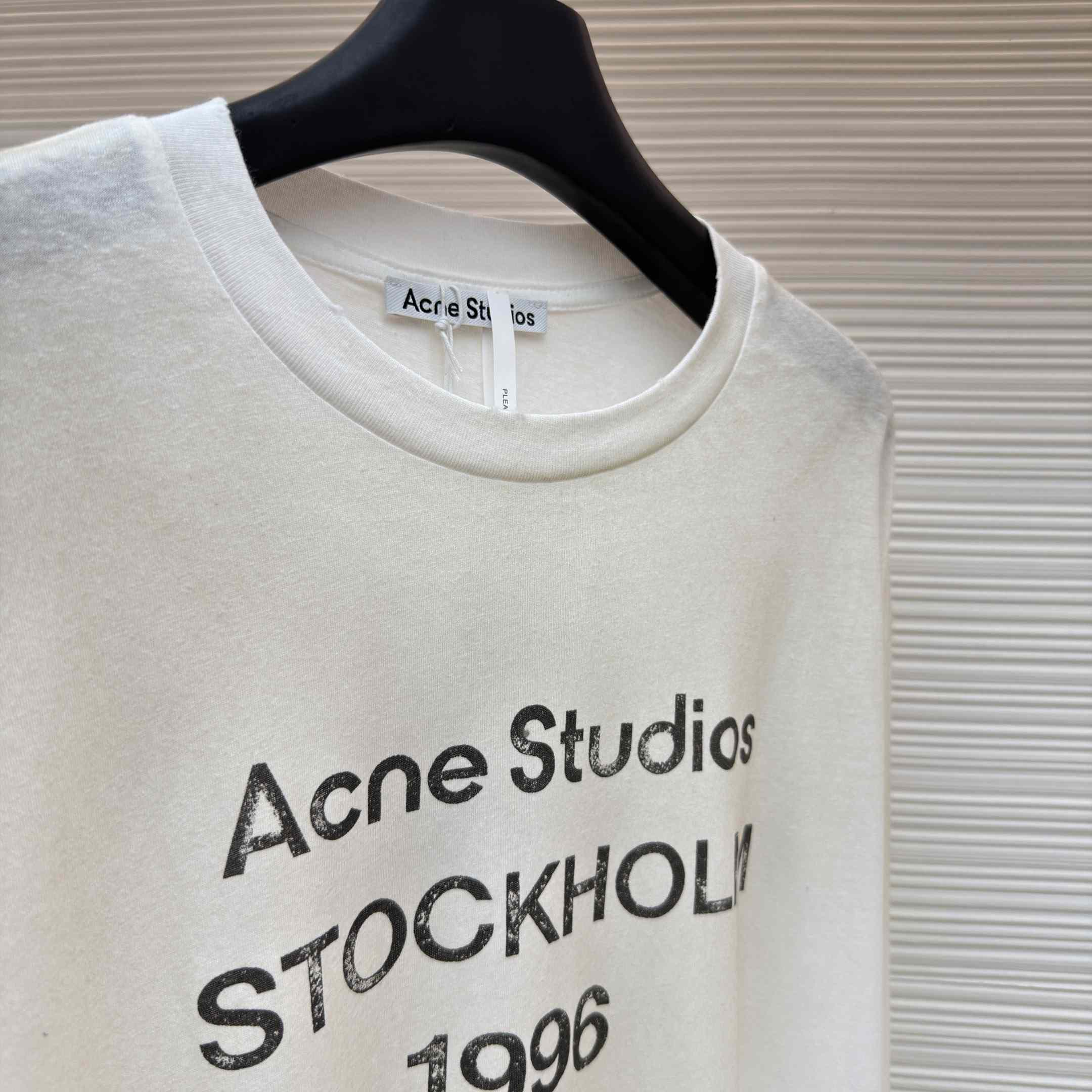 Acne Studios Sprayed 1996 Logo T-shirt - FashionPlug