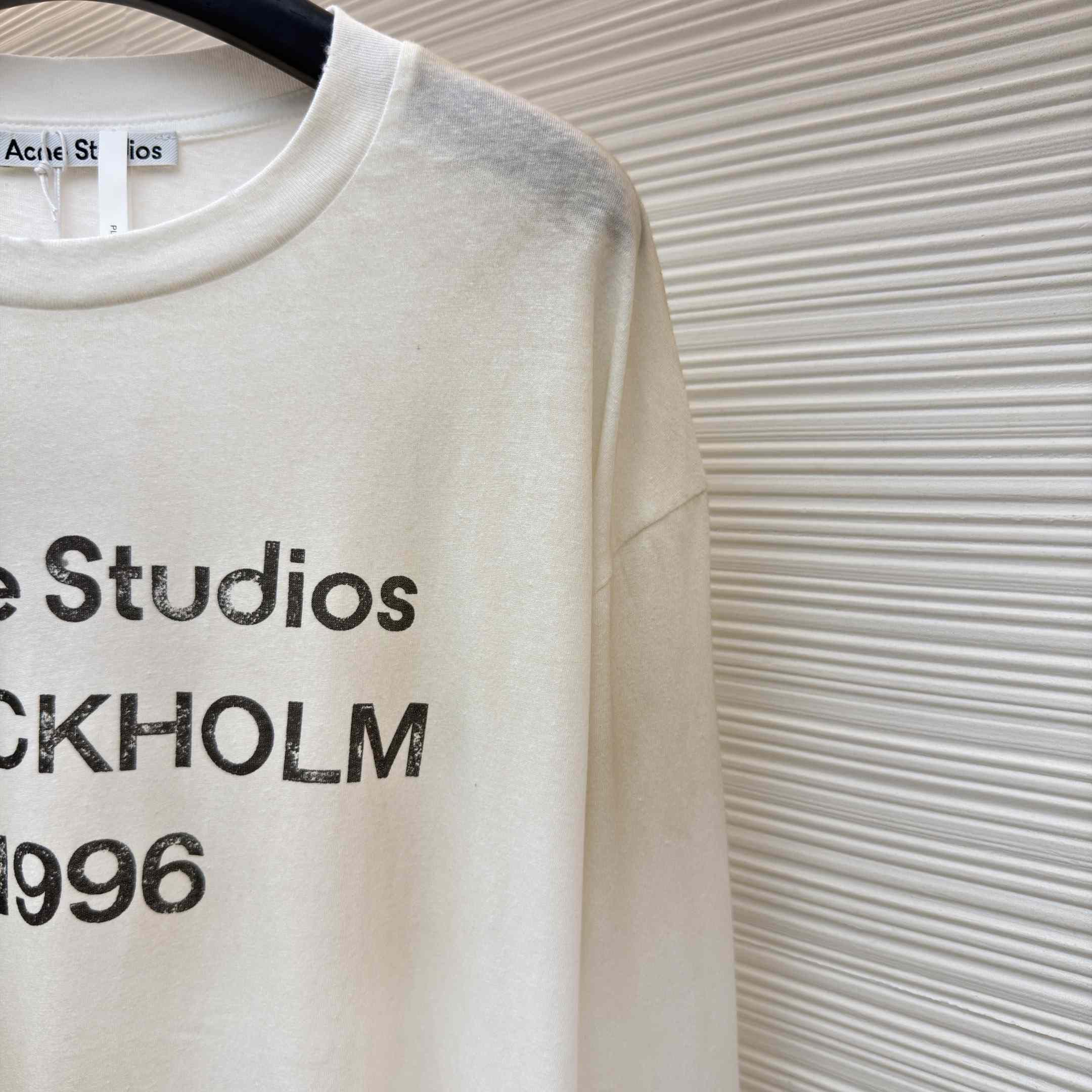 Acne Studios Sprayed 1996 Logo T-shirt - FashionPlug