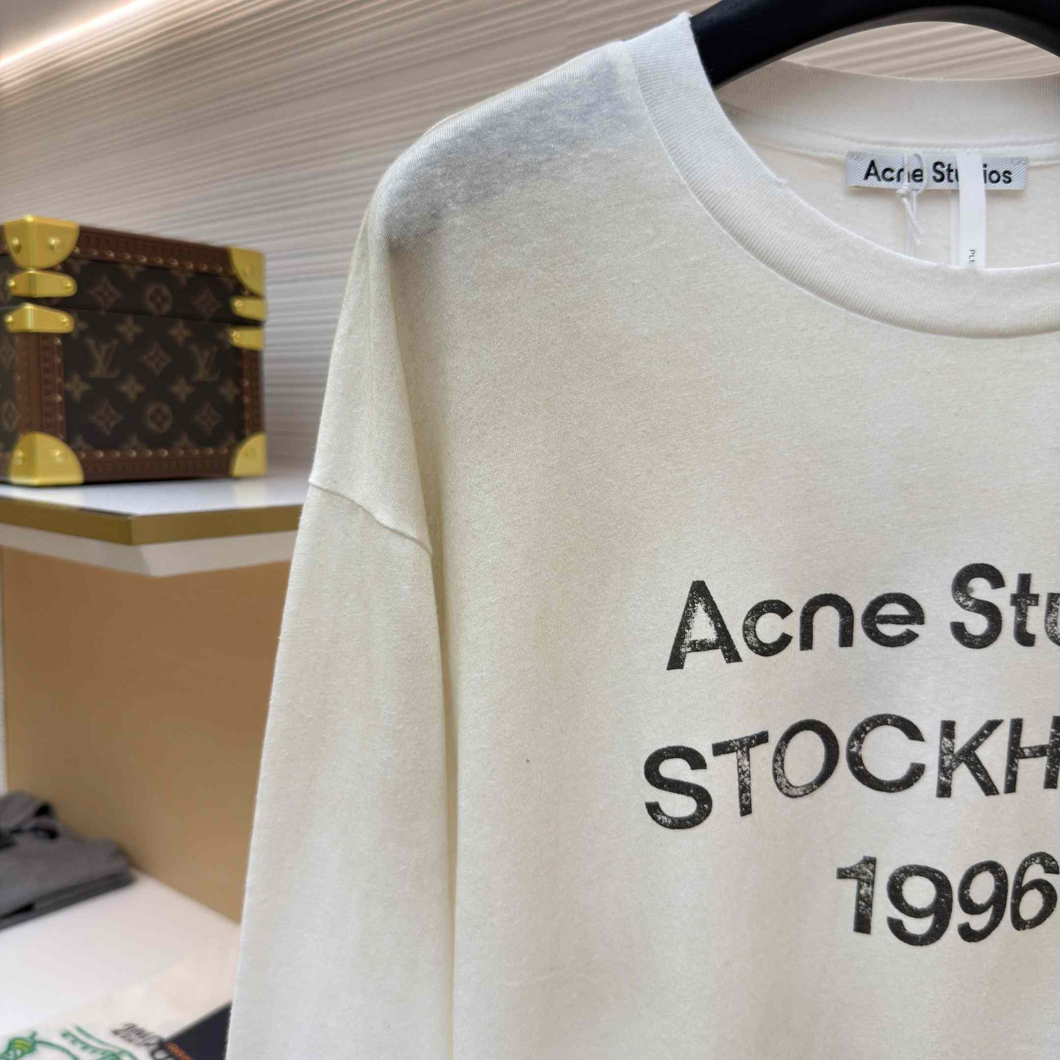 Acne Studios Sprayed 1996 Logo T-shirt - FashionPlug