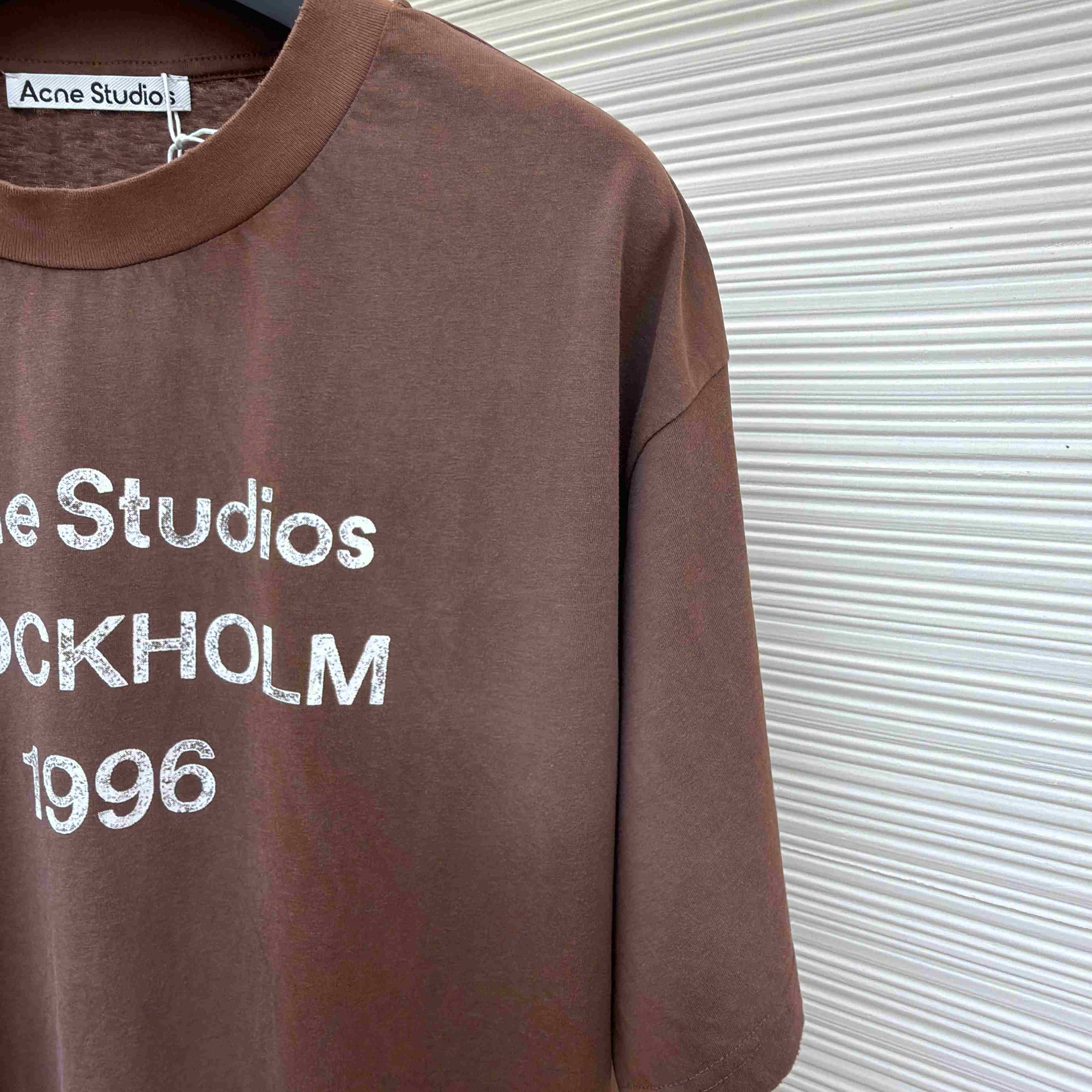 Acne Studios  Sprayed Logo T-shirt - FashionPlug