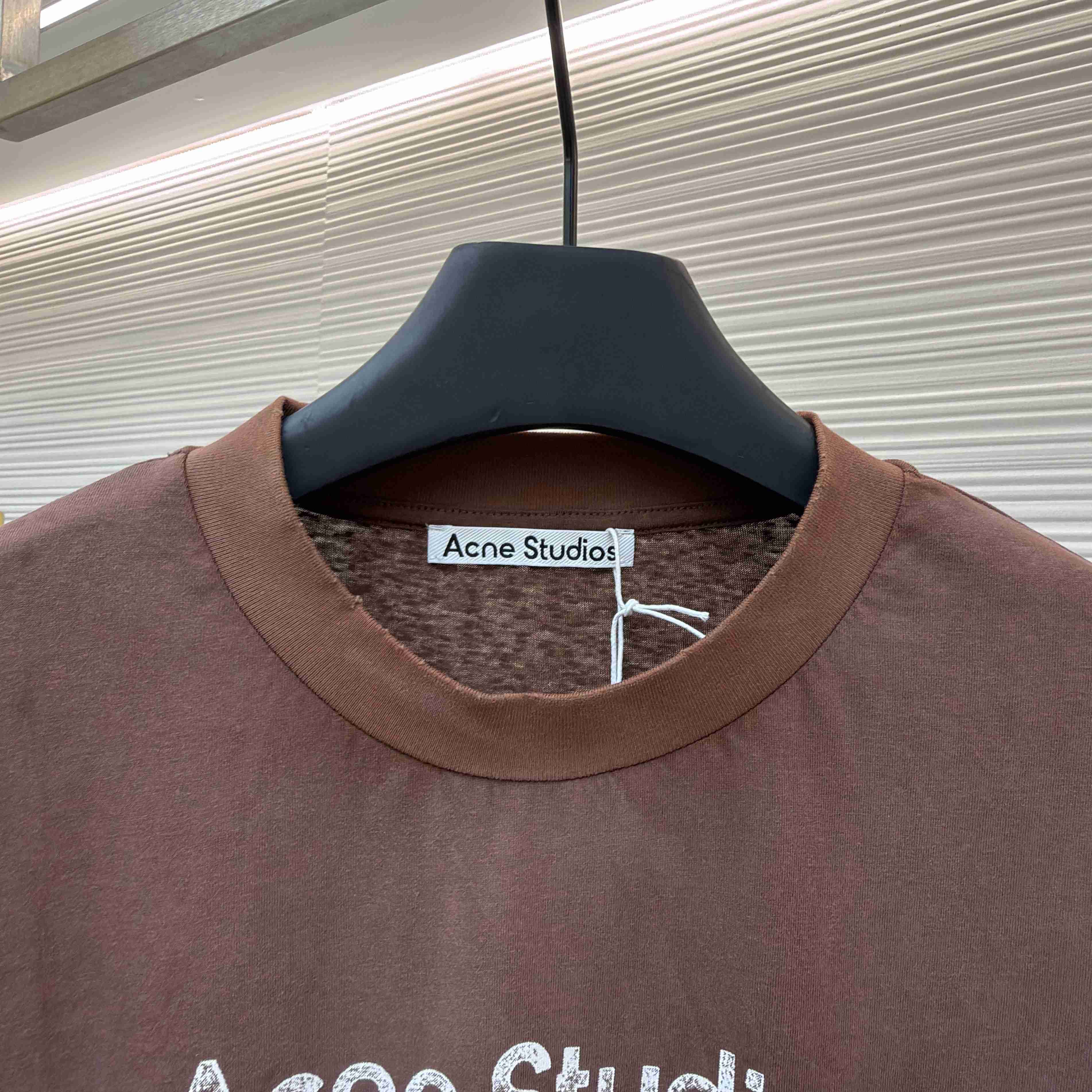 Acne Studios  Sprayed Logo T-shirt - FashionPlug