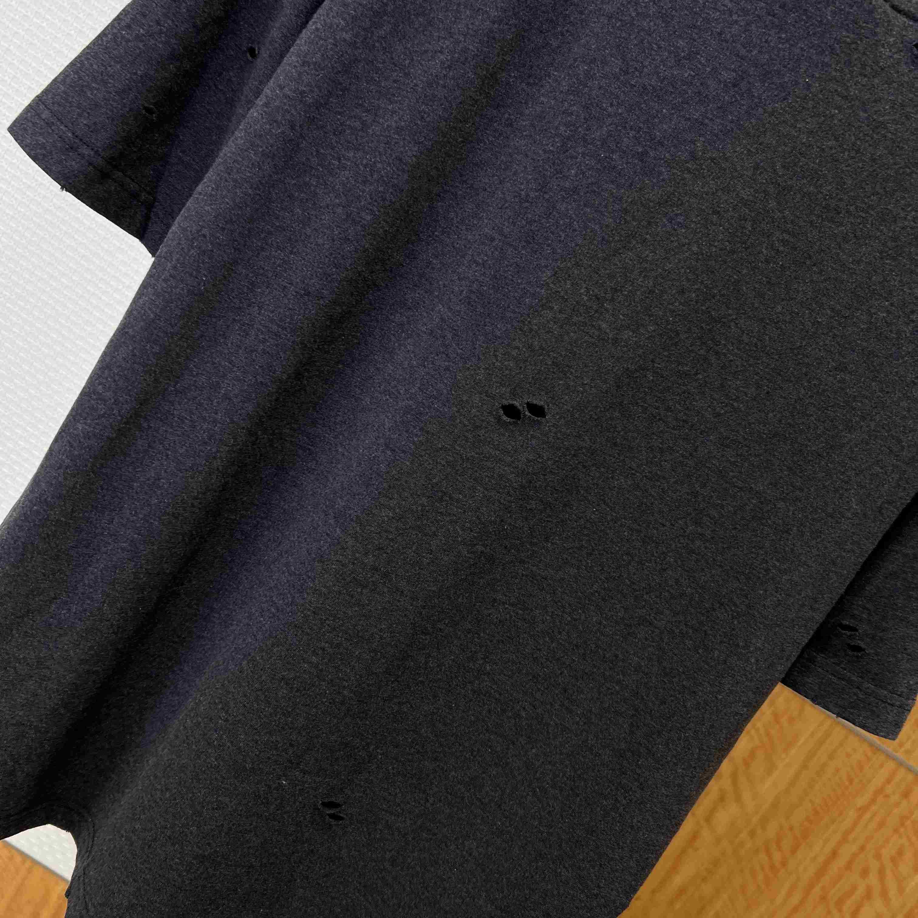 Acne Studios Distressed Logo T-shirt - FashionPlug
