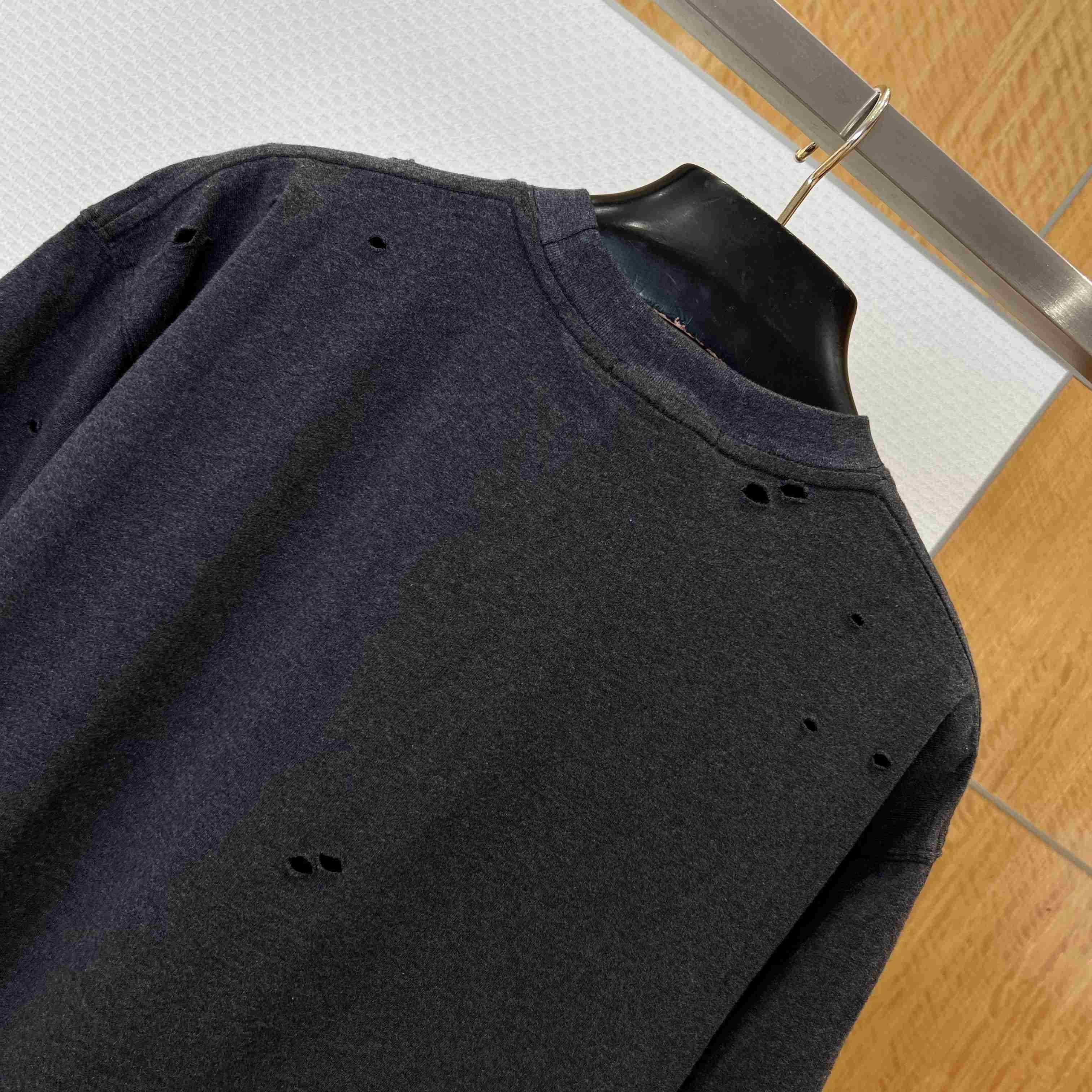 Acne Studios Distressed Logo T-shirt - FashionPlug