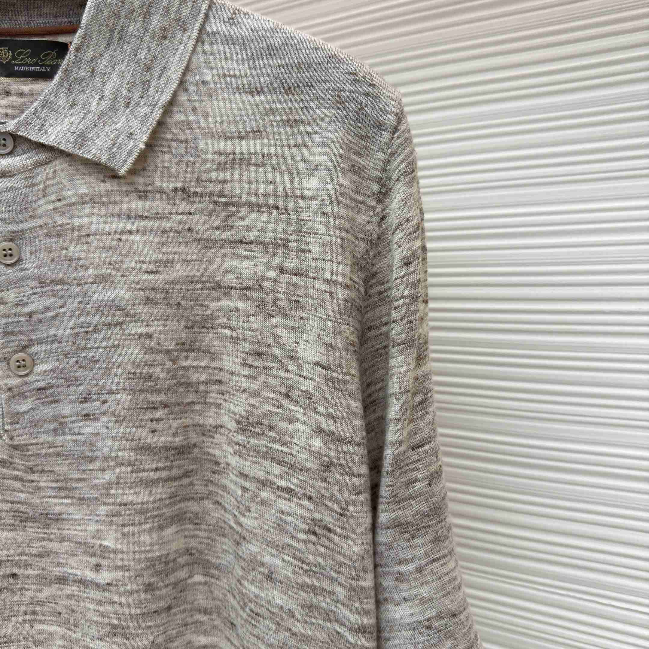 Loro Piana Linen Polo Shirt - FashionPlug