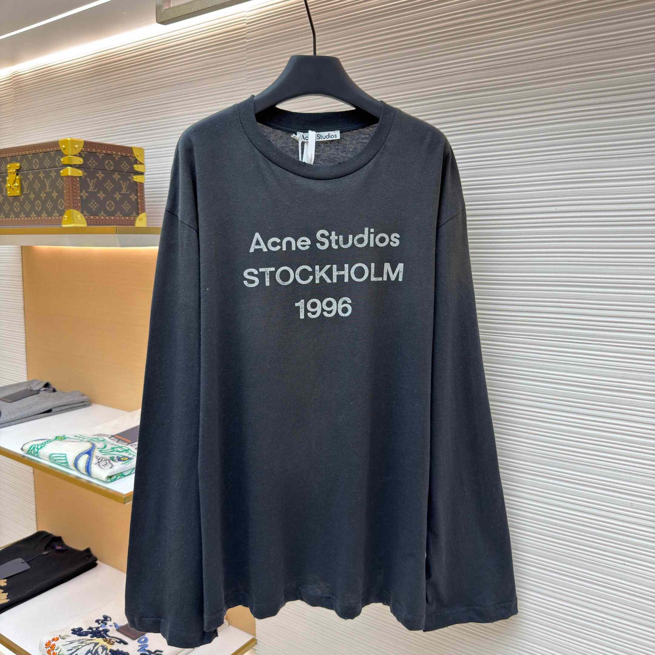 Acne Studios Sprayed 1996 Logo T-shirt - FashionPlug