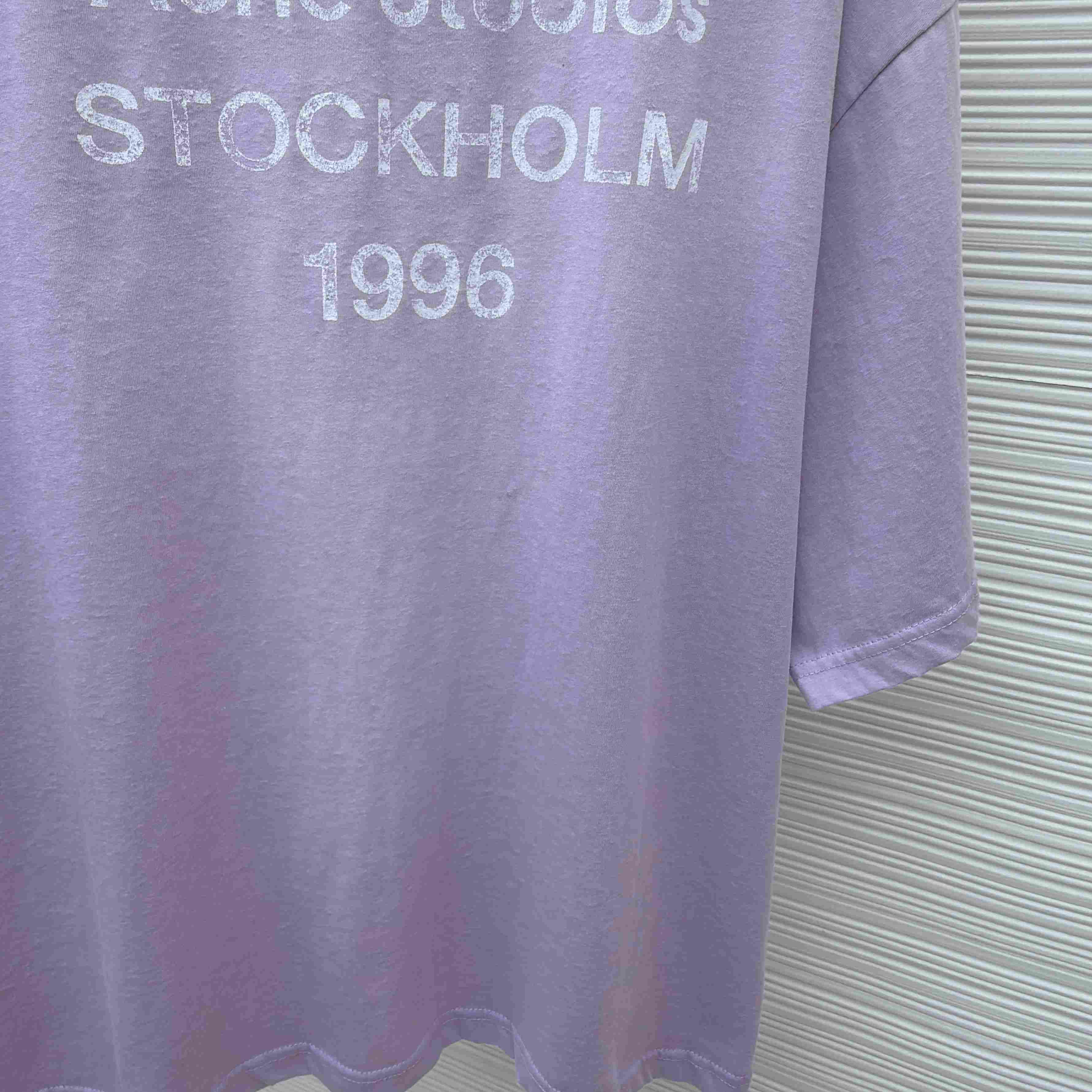 Acne Studios  Sprayed Logo T-shirt - FashionPlug
