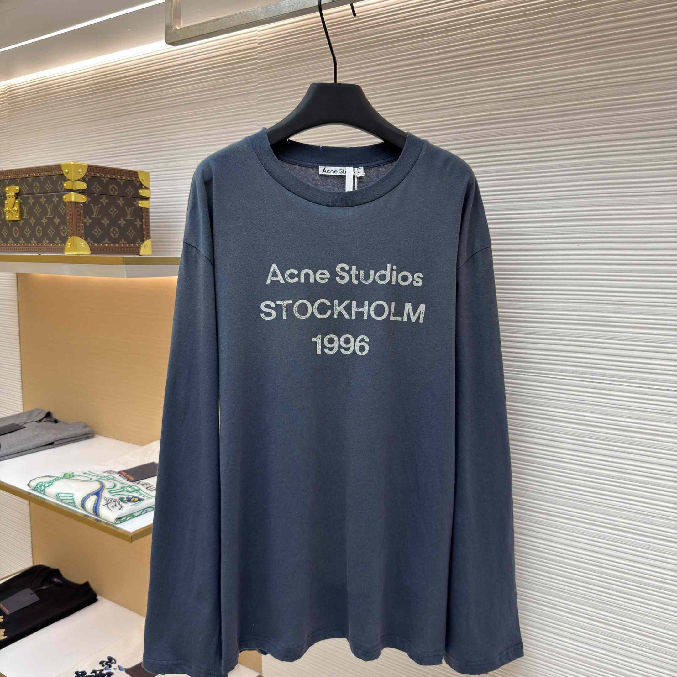 Acne Studios Sprayed 1996 Logo T-shirt - FashionPlug