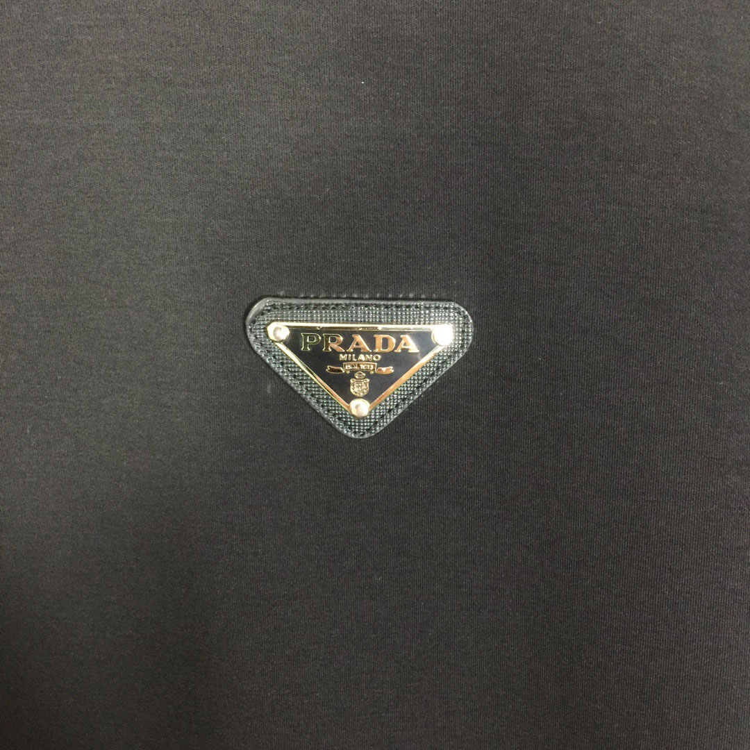 Prada Logo Cotton Tee - FashionPlug