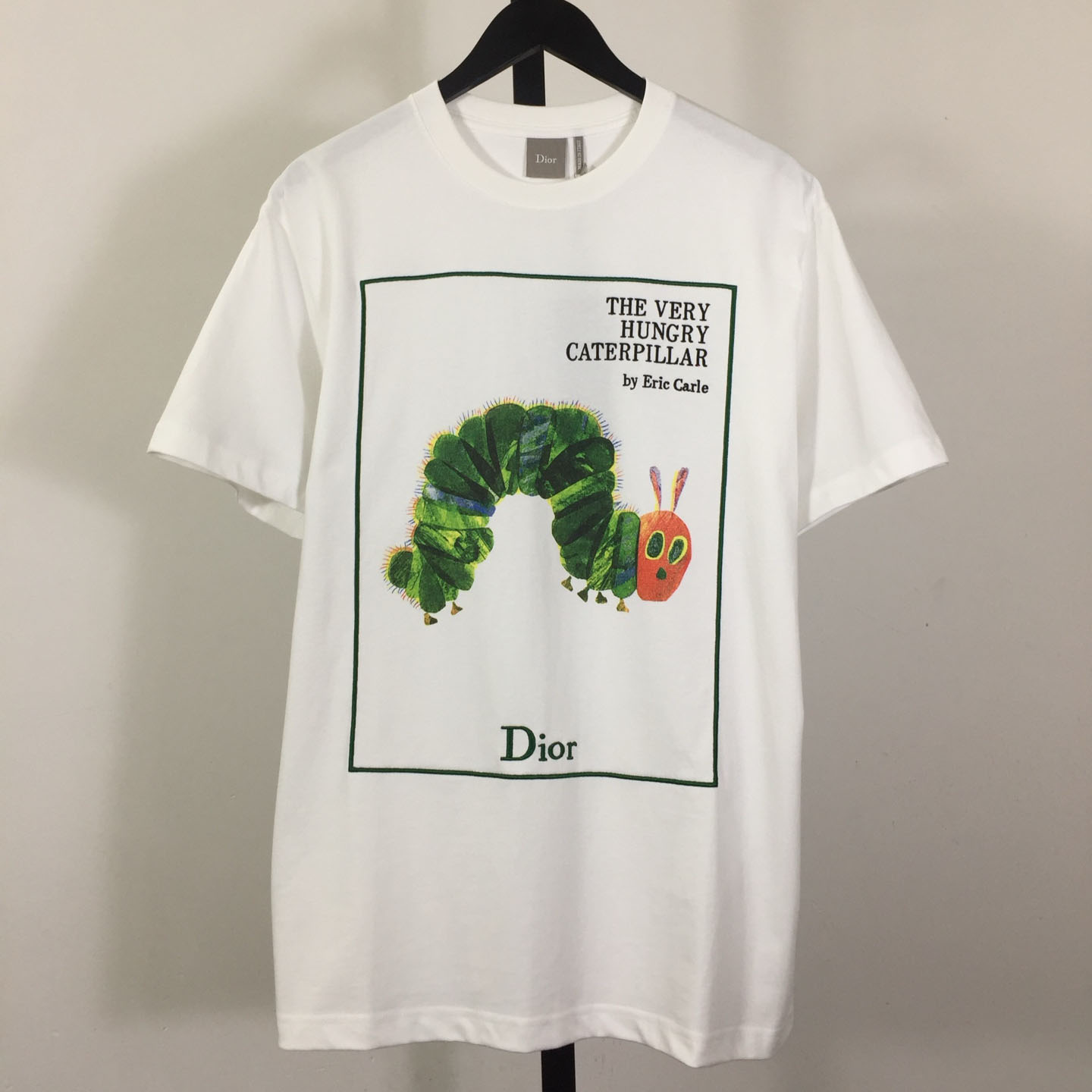 Dior T-Shirt With Book Cover Embroidery, Relaxed Fit - FashionPlug