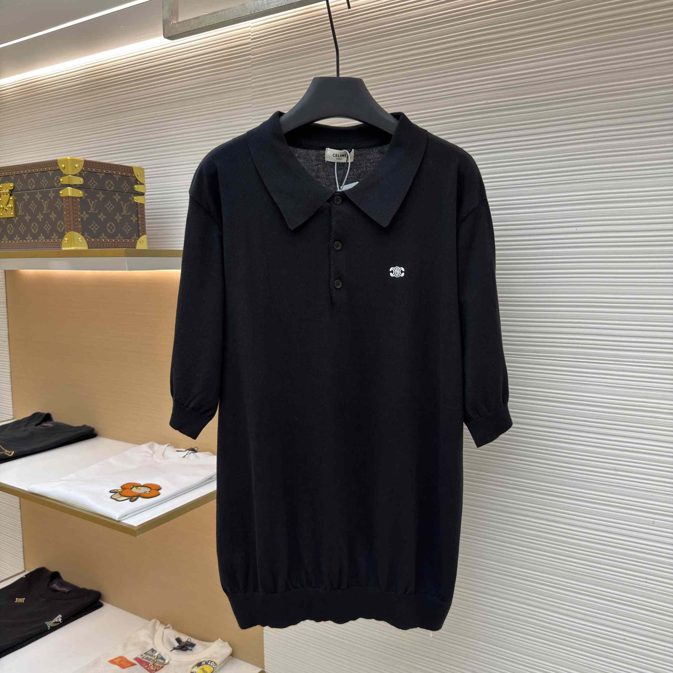 Celine   Triomphe Polo - FashionPlug