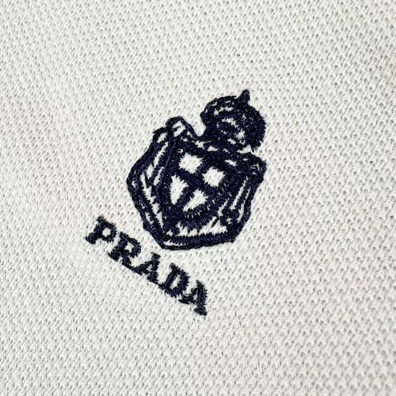 Prada Garment-Dyed Cotton Polo Shirt - FashionPlug