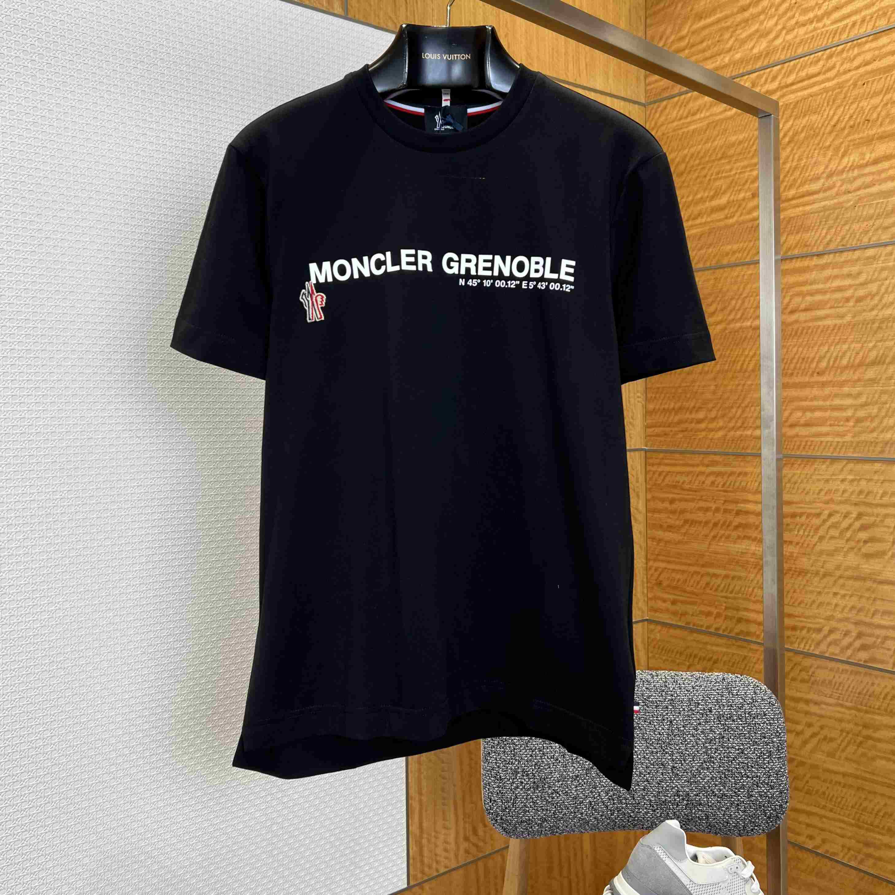 Moncler Logo Cotton Blend T-Shirt - FashionPlug