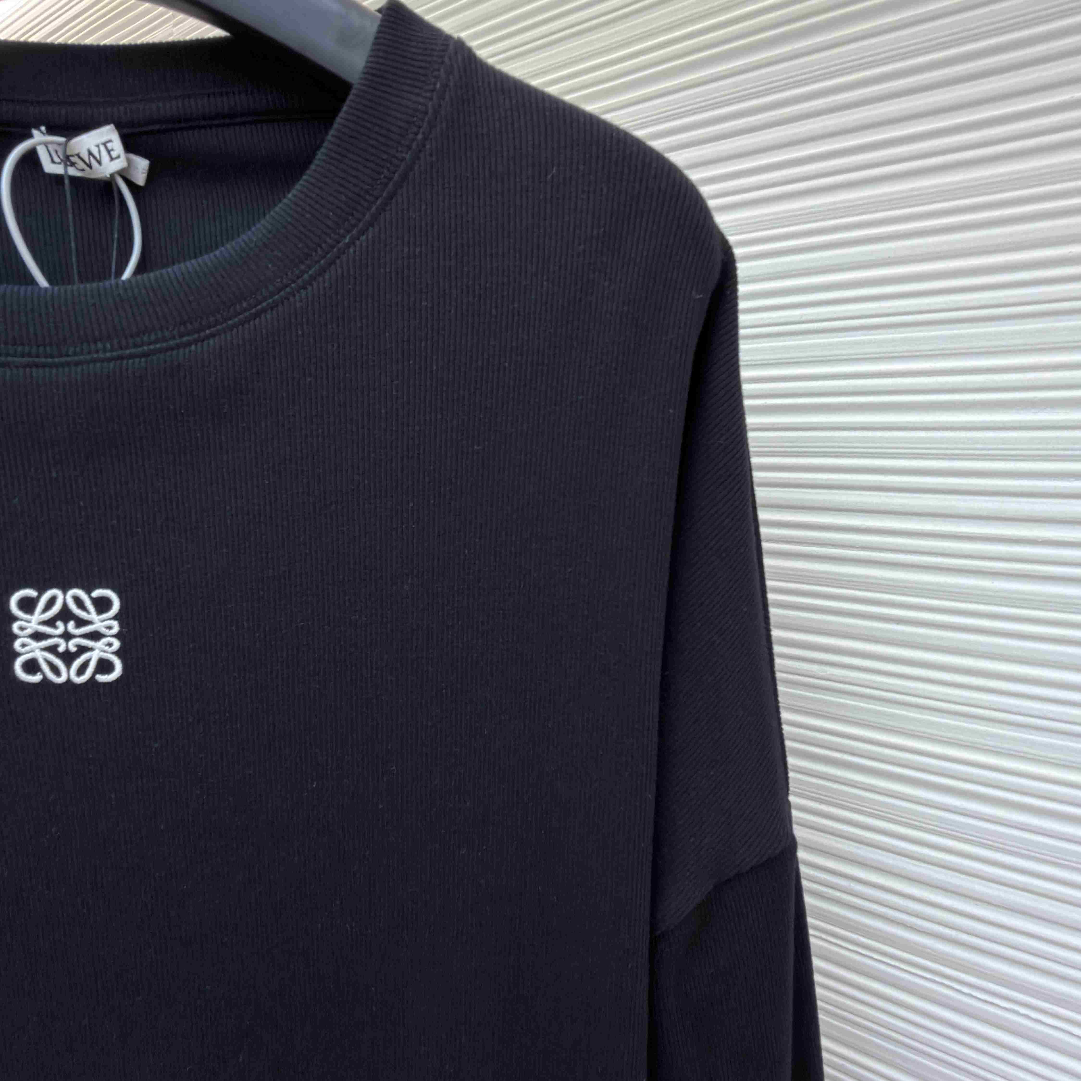 Loewe Oversized Fit Long Sleeve T-shirt In Cotton - FashionPlug