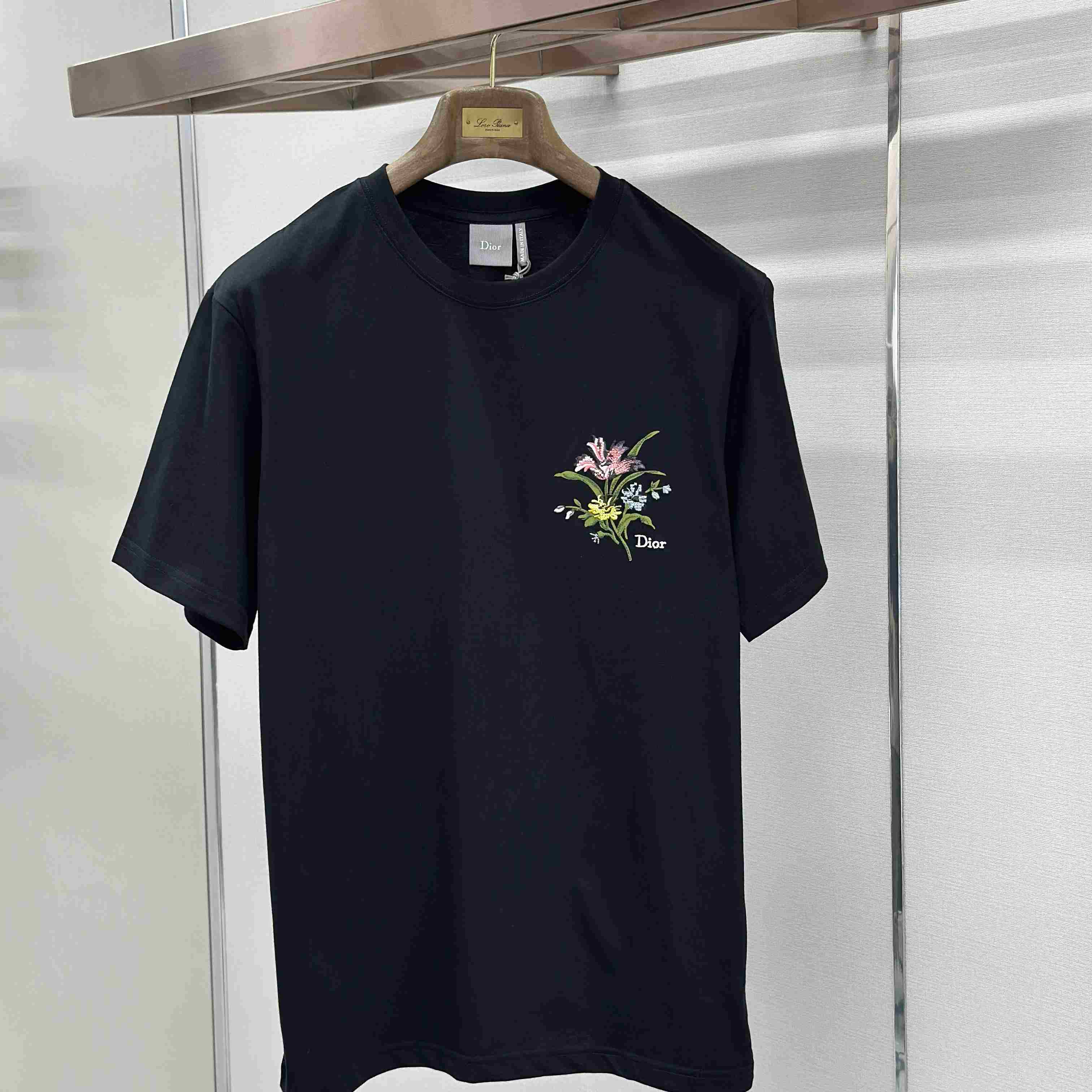 Dior T-Shirt With Dior Secret Garden Motif, Relaxed Fit - FashionPlug