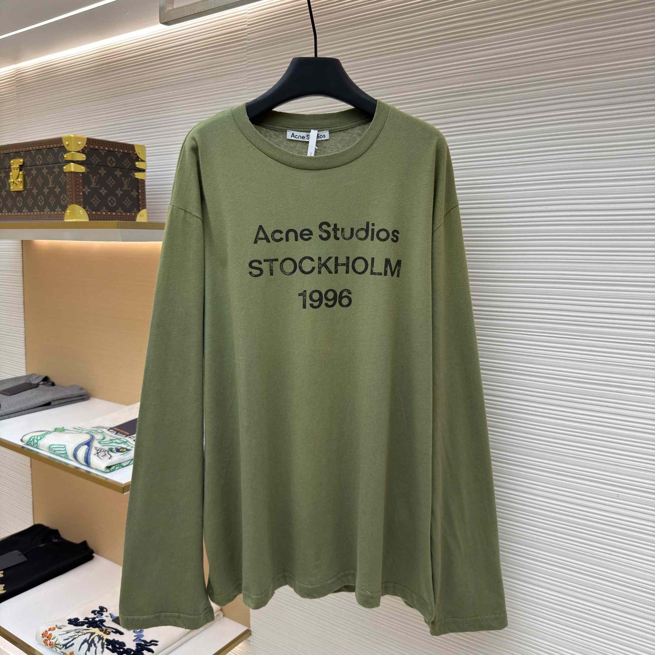 Acne Studios Sprayed 1996 Logo T-shirt - FashionPlug