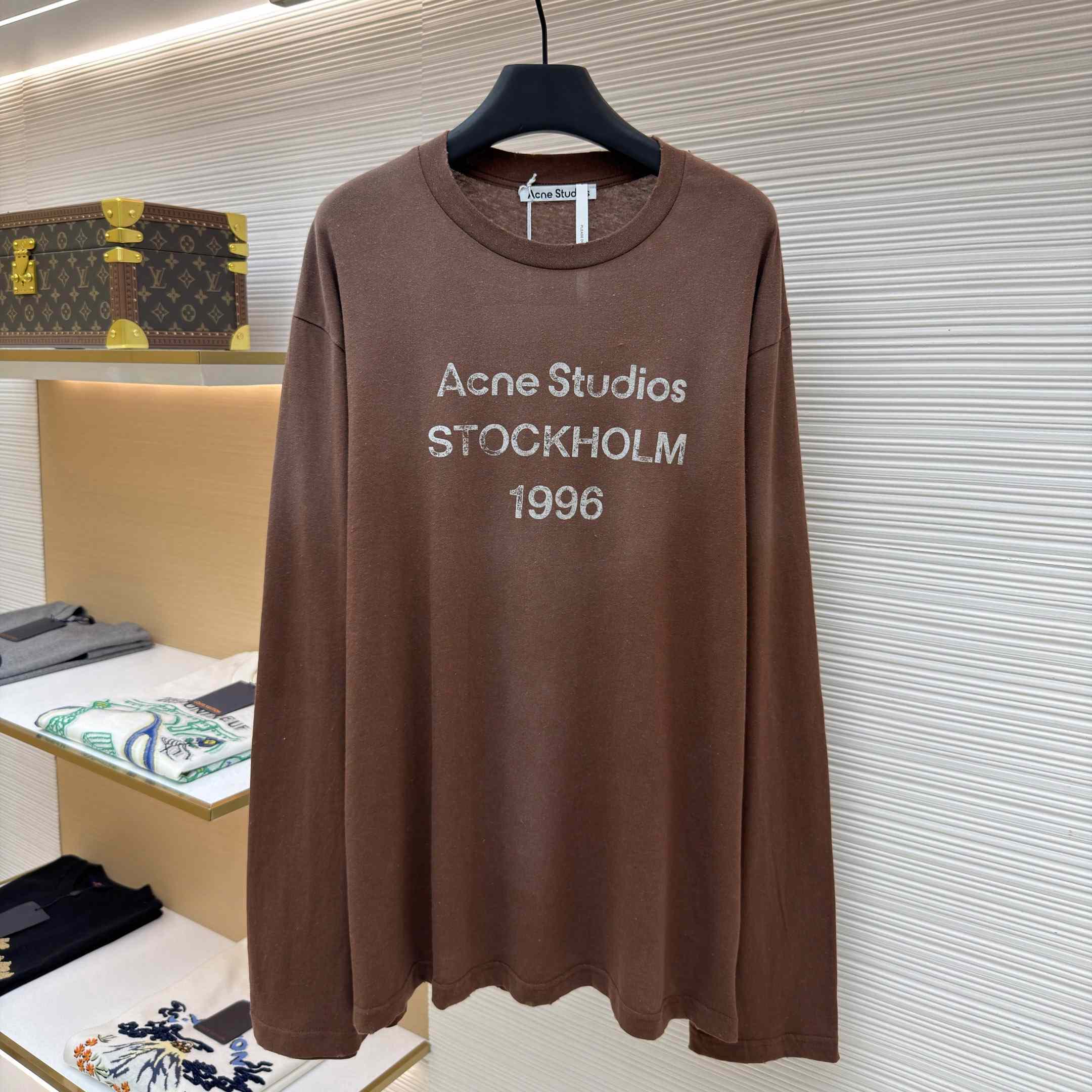 Acne Studios Sprayed 1996 Logo T-shirt - FashionPlug