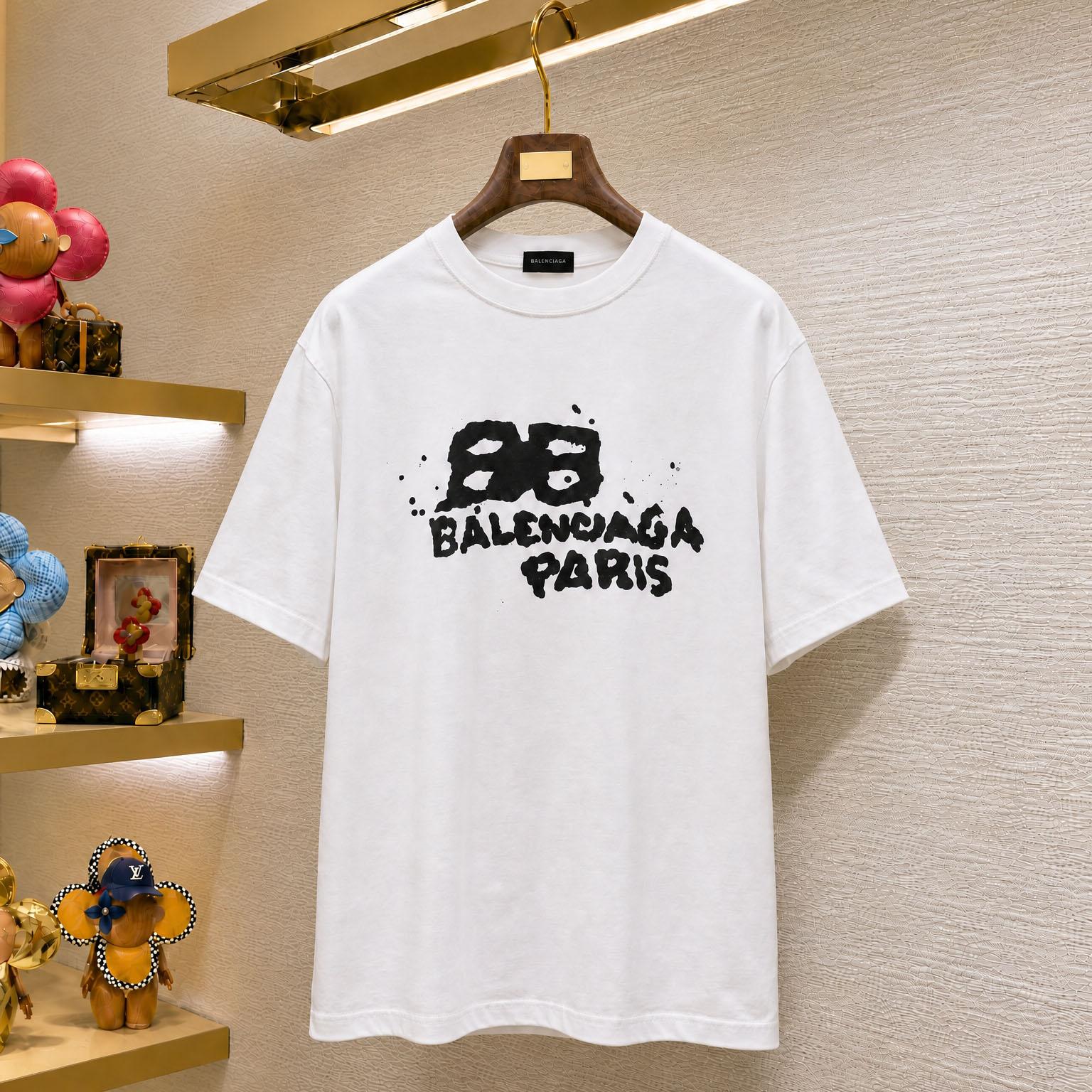 Balenciaga Balenciaga Medium Fit T-Shirt 'White' - FashionPlug