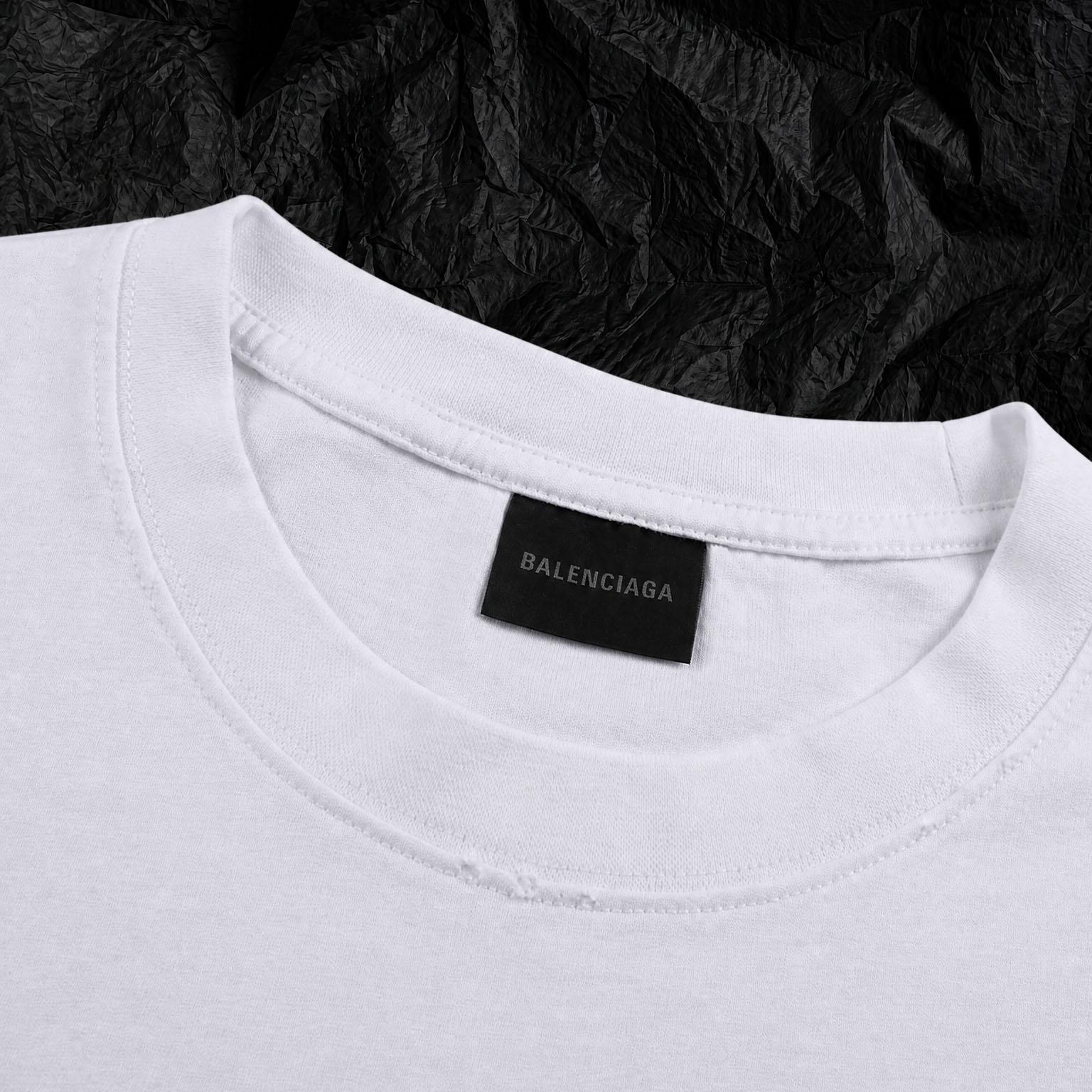 Balenciaga Balenciaga Medium Fit T-Shirt 'White' - FashionPlug