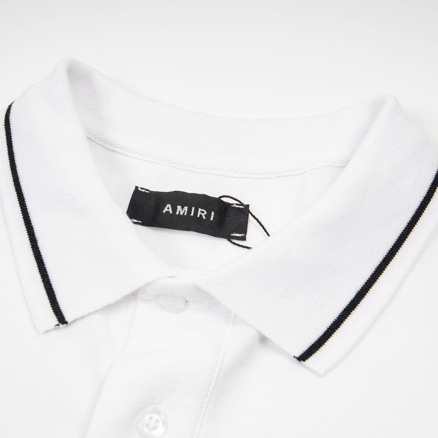 Amiri  Logo Embroidered Polo T-shirt - FashionPlug