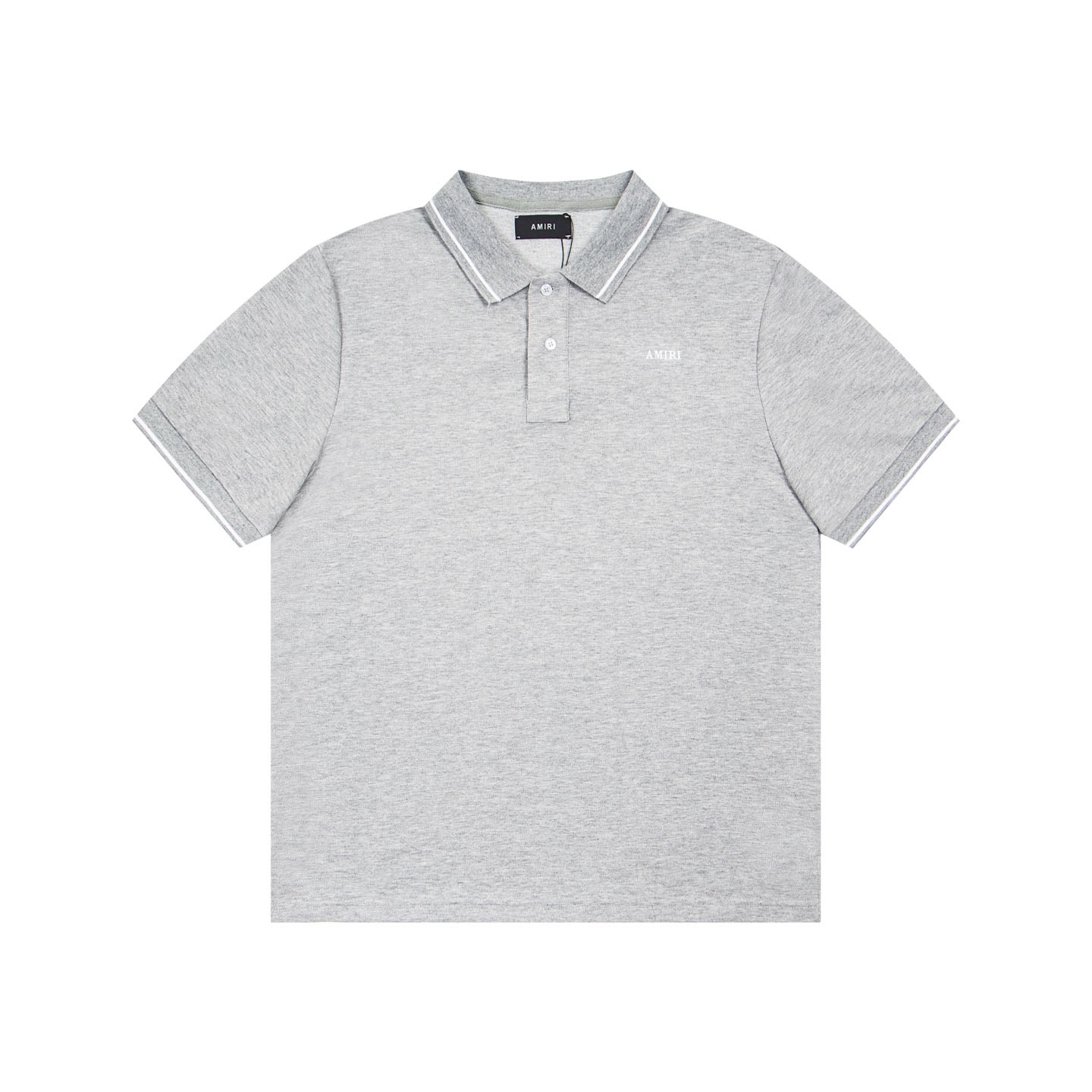 Amiri  Logo Embroidered Polo T-shirt - FashionPlug
