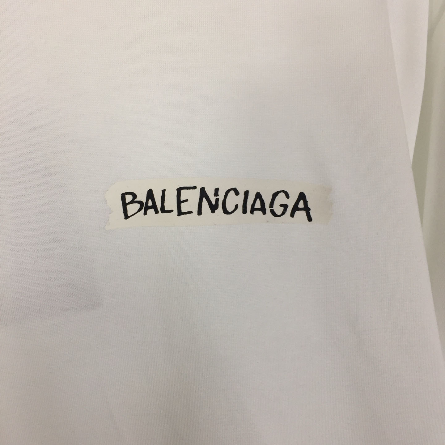 Balenciaga Logo Printed Crewneck T-Shirt - FashionPlug